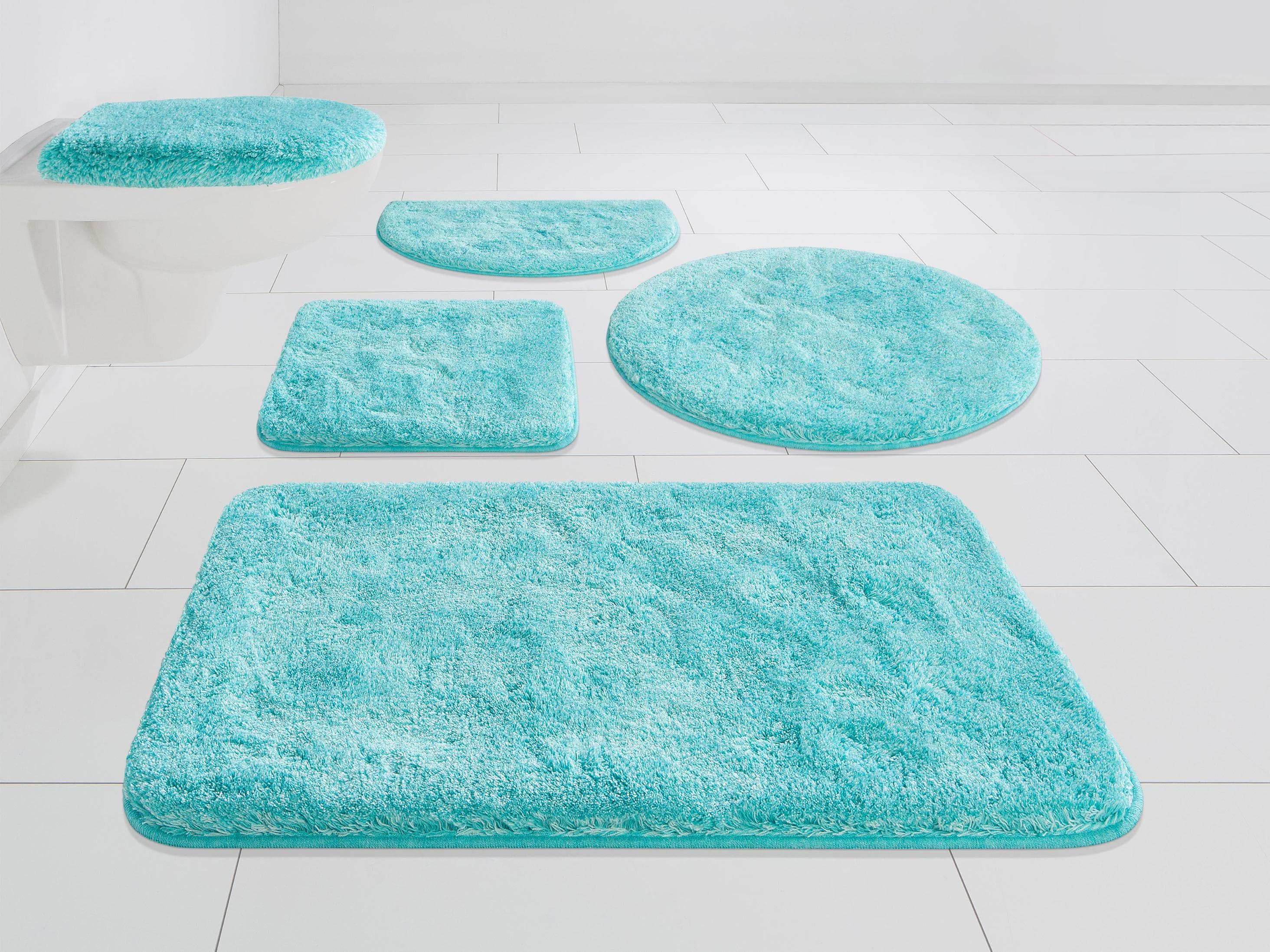 Badematte GRUND Melos Türkis Kunstfaser