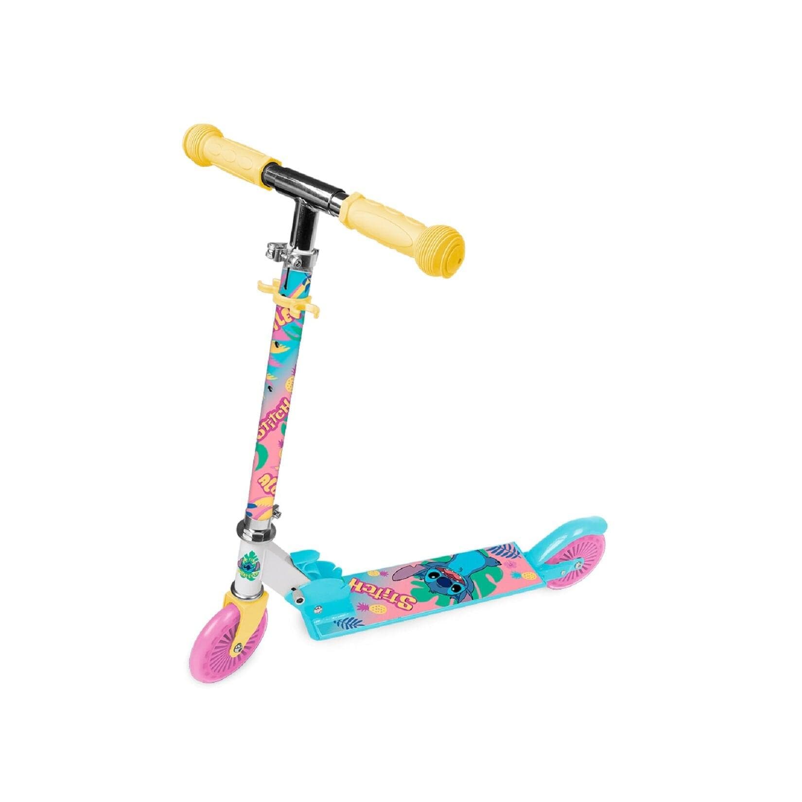 2-Rad Scooter Klappbar rutschfest für Kinder - Disney Stitch