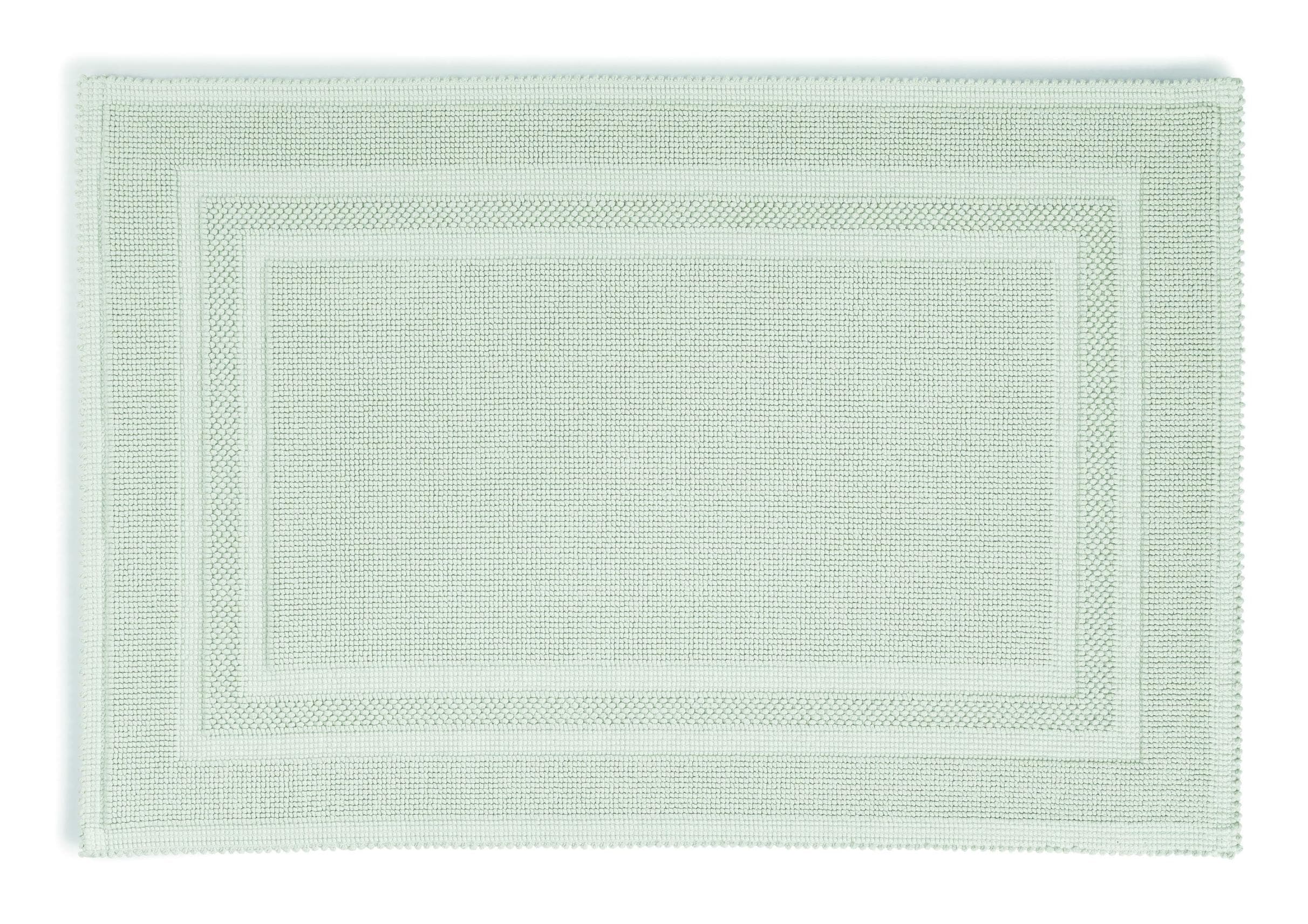 Badematte RHOMTUFT GALA Perlgrau Baumwolle