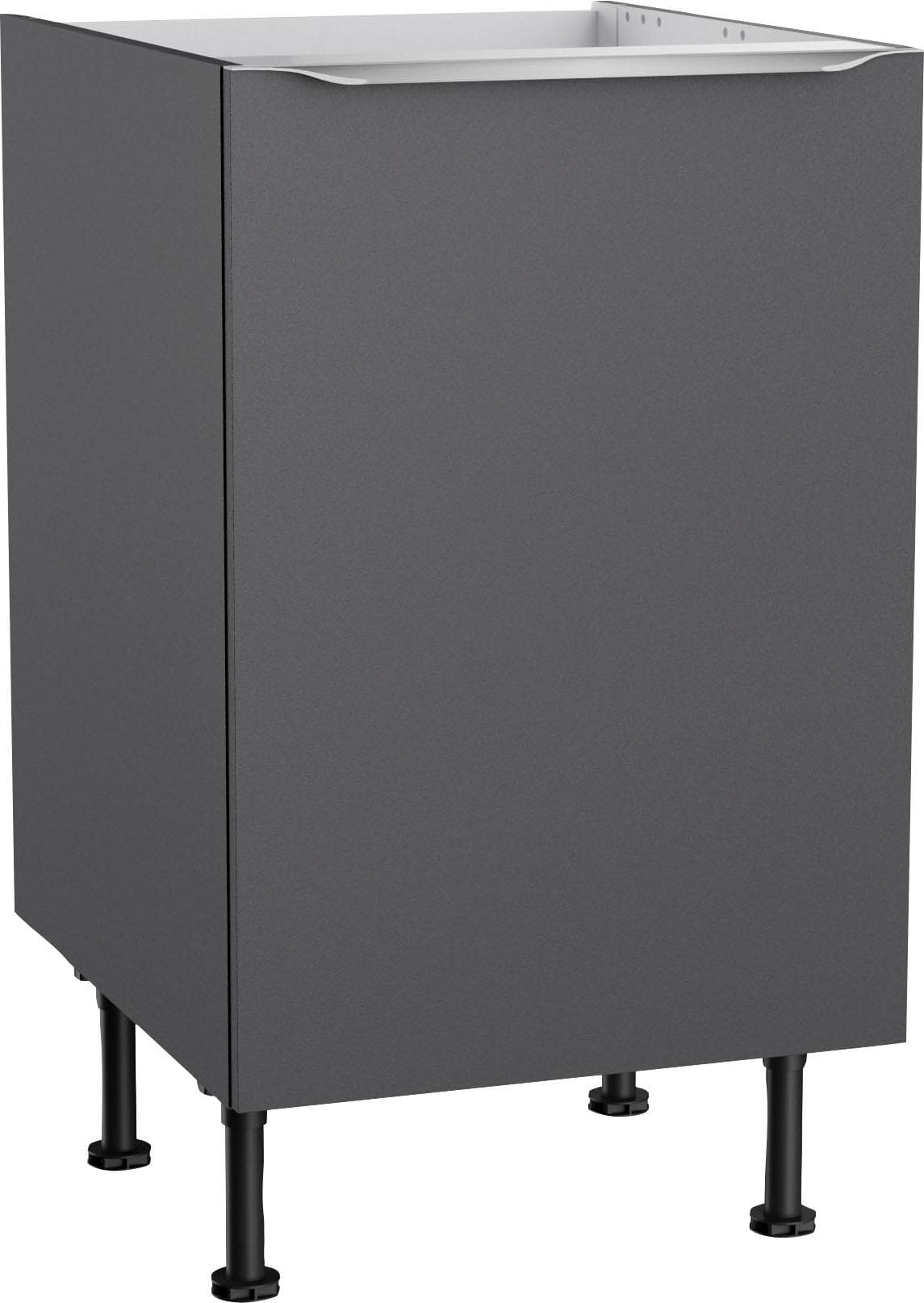 Spülenschrank KOCHSTATION KS-Aken Anthrazit 50x87x58,4 cm