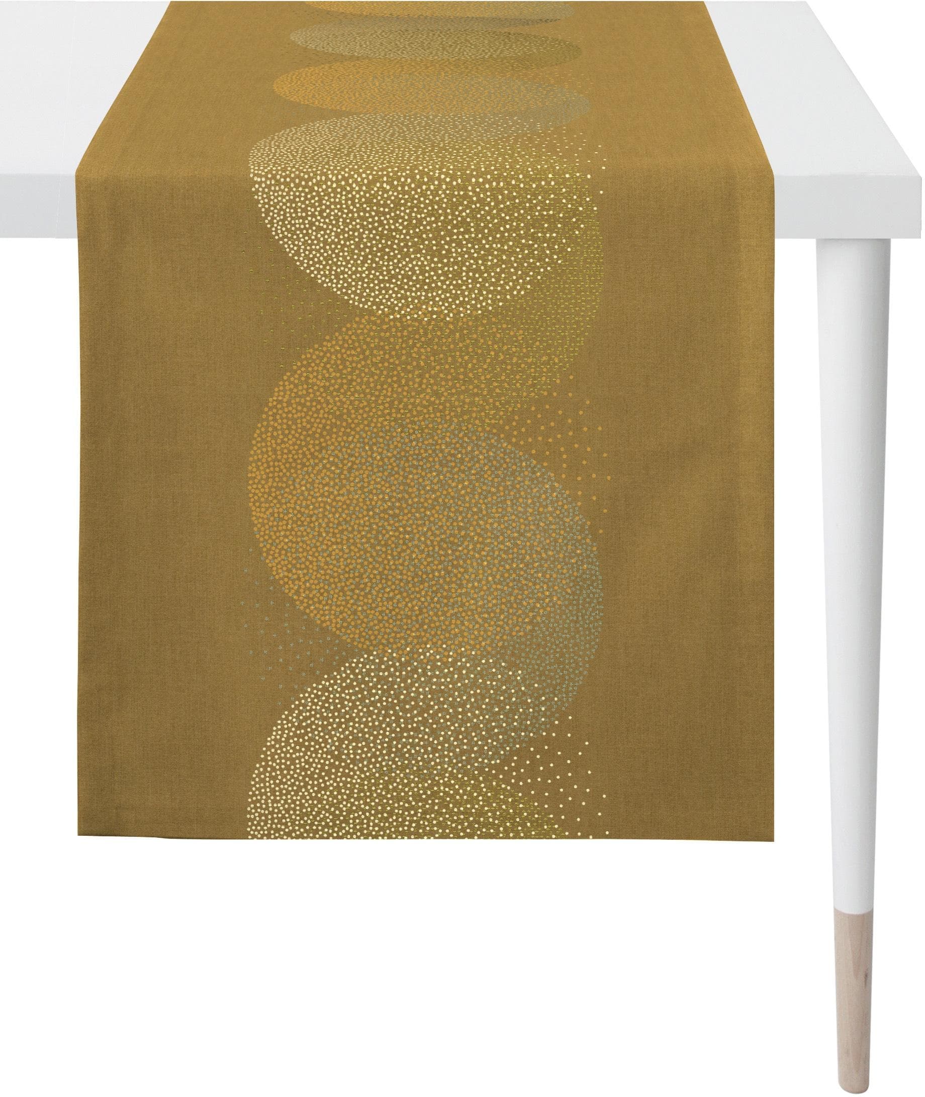 APELT LOFT STYLE Jacquard Tischläufer - Zeitgemäßes Design in Wohnfarben