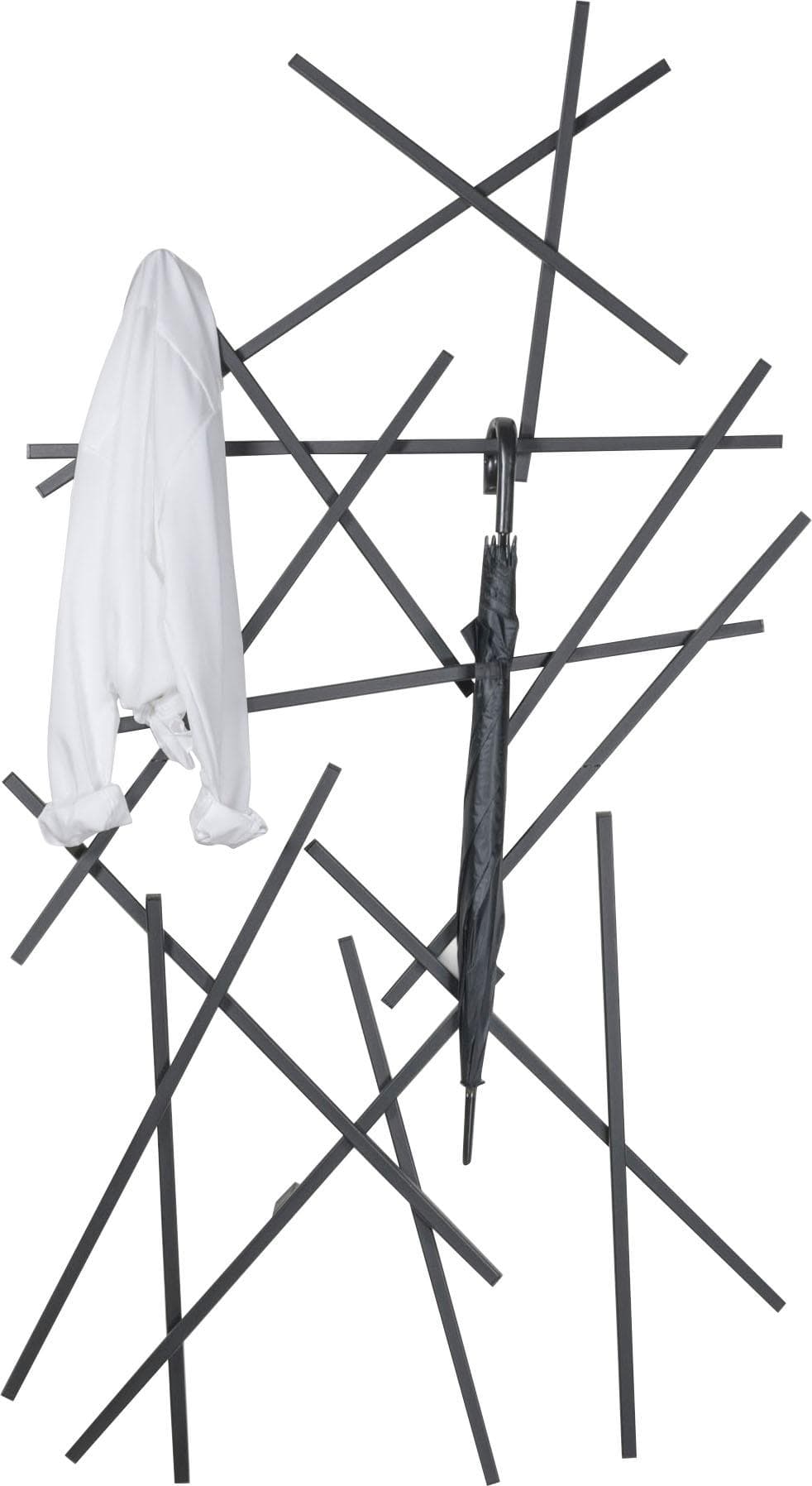 SPINDER DESIGN Garderobenleiste MATCHES Schwarz Edelstahl