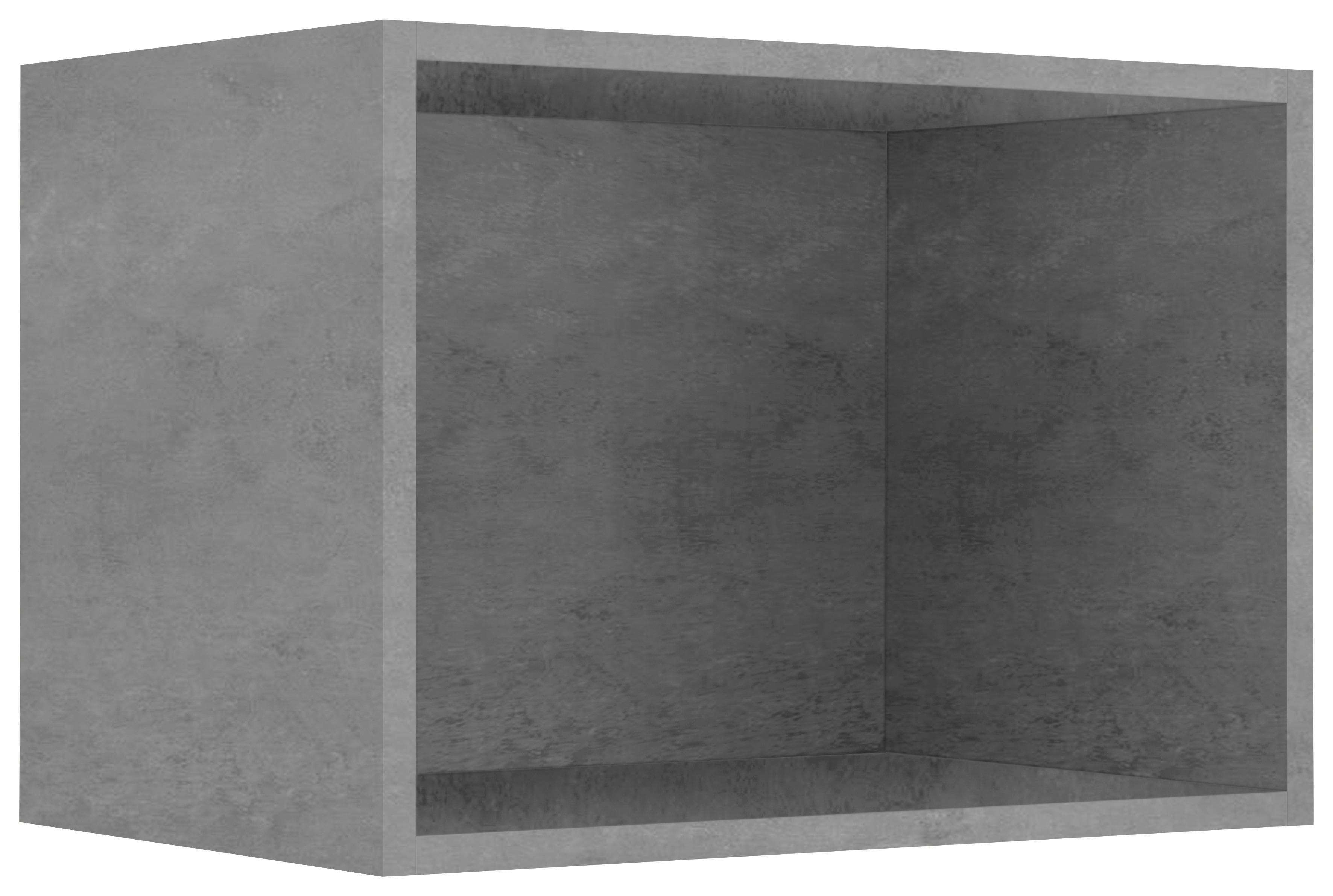 Wiho Küchen Hängeregal Flexi2 Grau Betonfarben