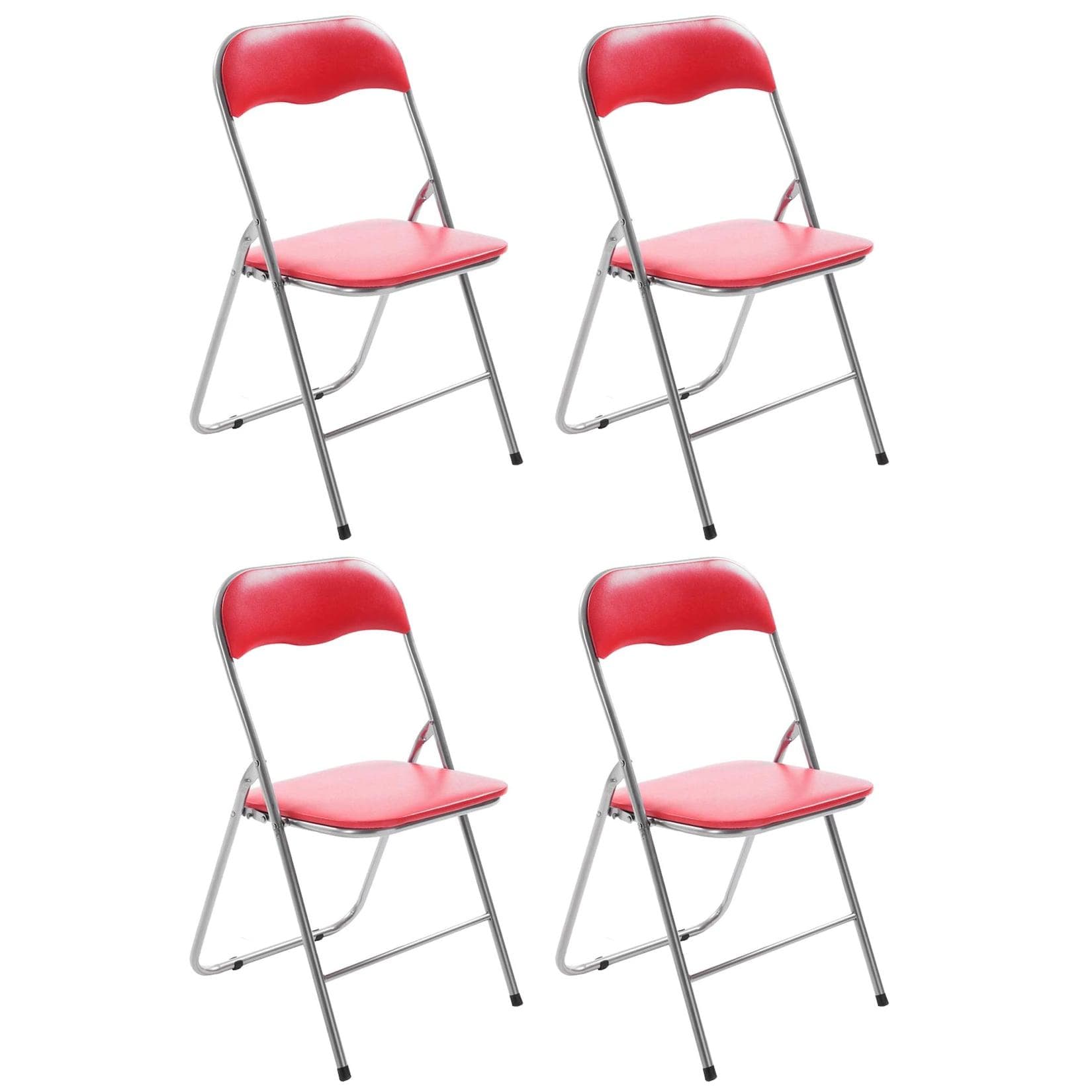 CLP 4er Set Klappstuhl Felix Gepolstert Küchenstuhl Klappbar Campingstühle