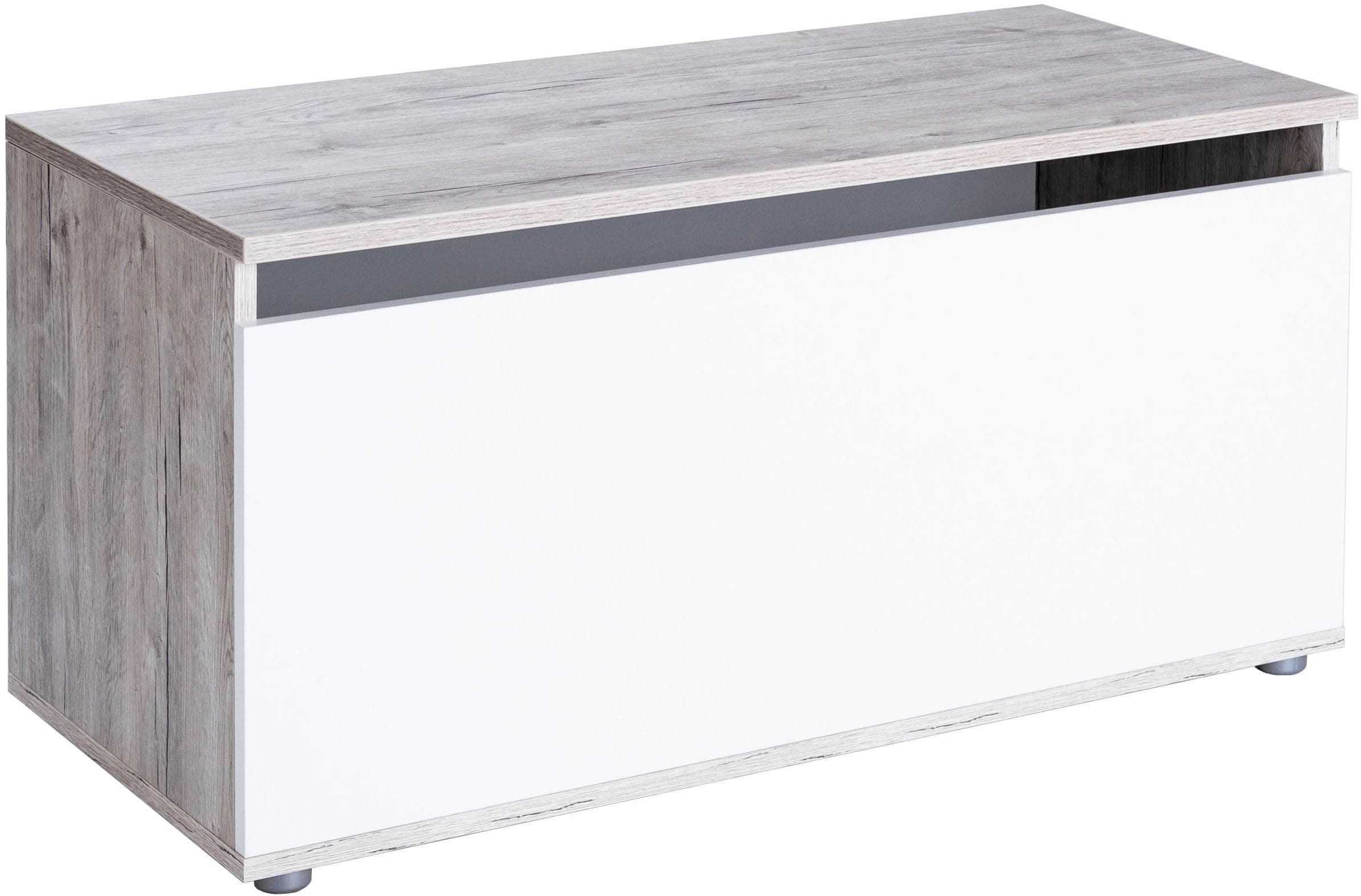 Truhe Arthur Berndt Bente Braun Spielzeugkiste mit Gasdruckfedern