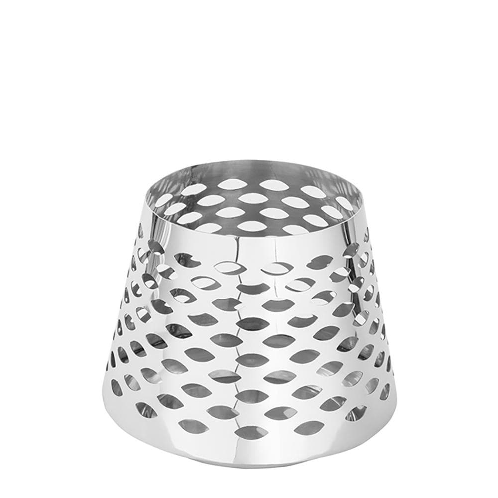 Teelichthalter LUMA Edelstahl Silberfarben