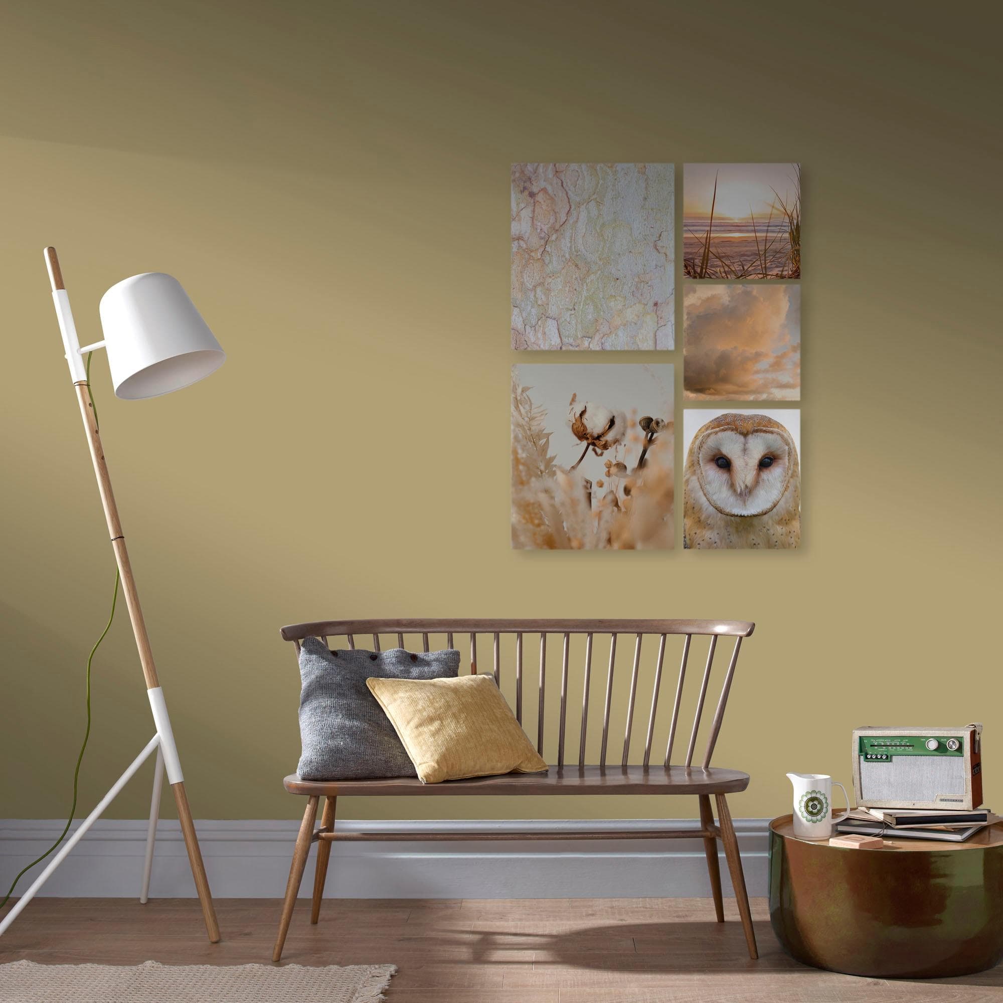 ART FOR THE HOME Leinwandbild Set Natur Bunt