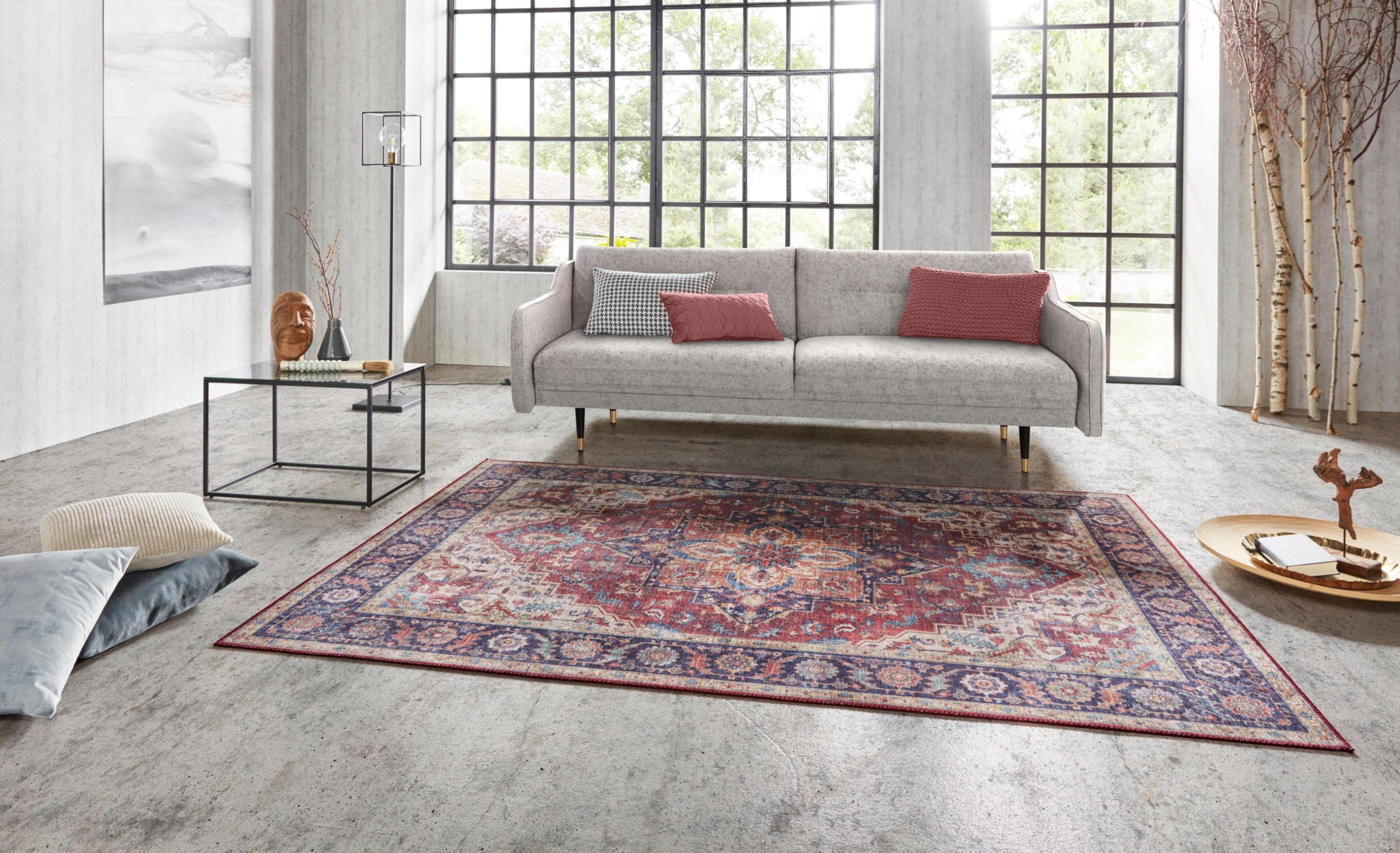 Hanse Home Teppich Anthea Lila Orientalisch