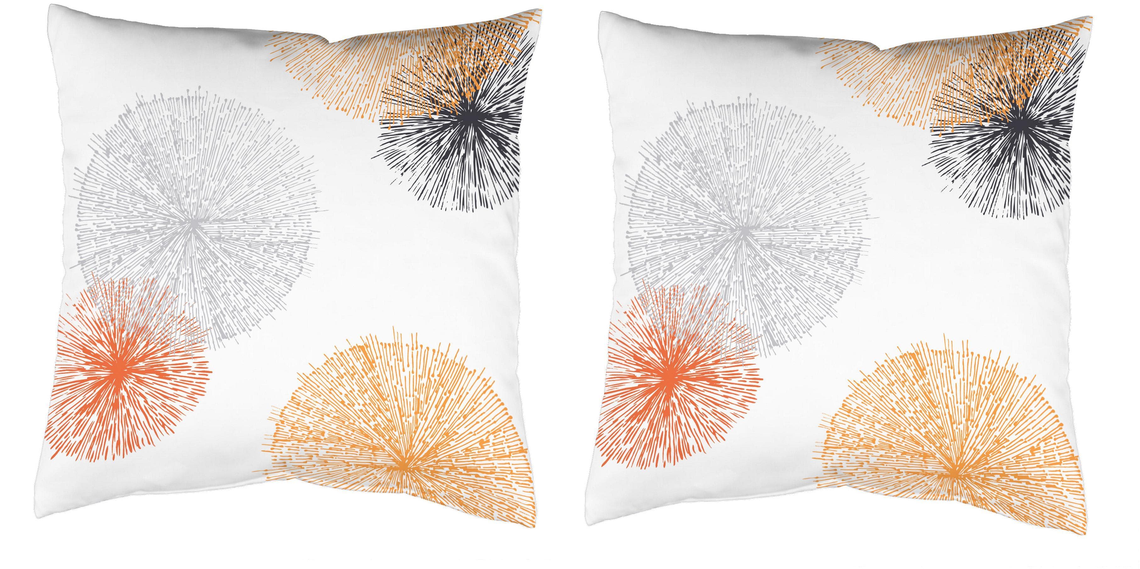 Dekokissen SCOPPIO Orange Kreismotiv