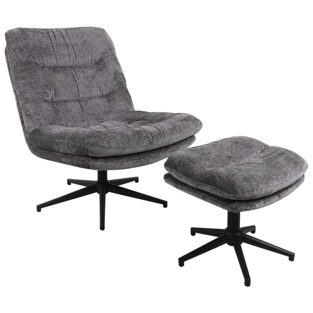 Cantus Relaxsesselset Anthrazit Relaxsessel