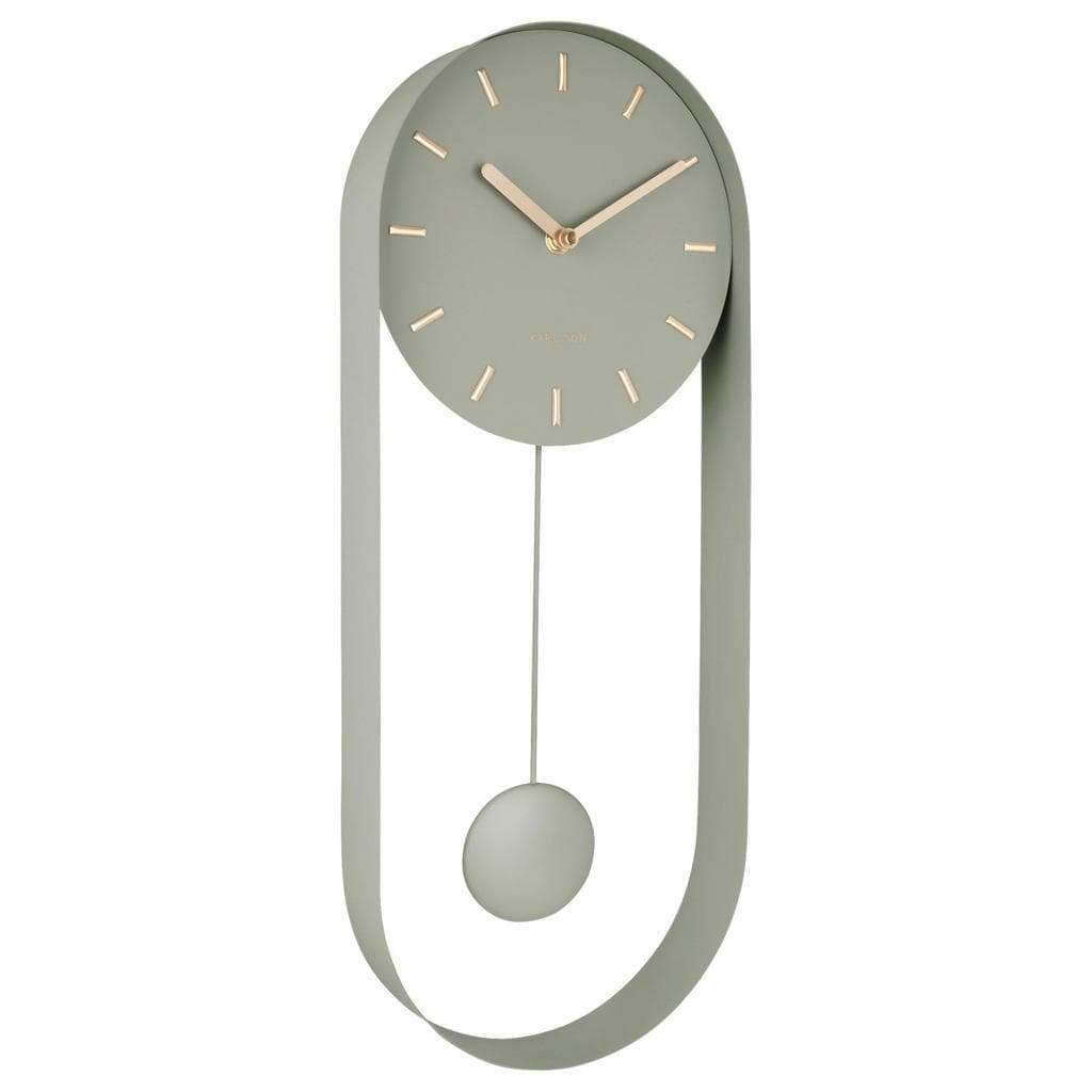 Karlsson Wanduhr Penndulum Charm Grün Metall