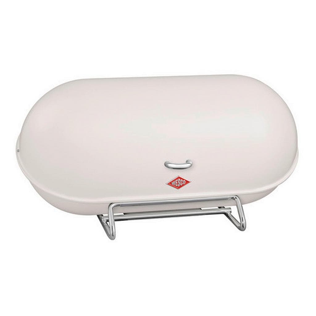 Wesco Brotkasten Breadboy Sand Metall Oval Lebensmittelecht