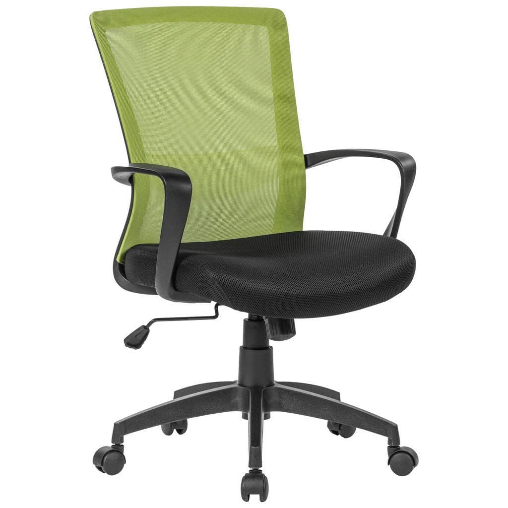 Carryhome Jugenddrehstuhl Grün/Schwarz Metall Kunststoff Textil