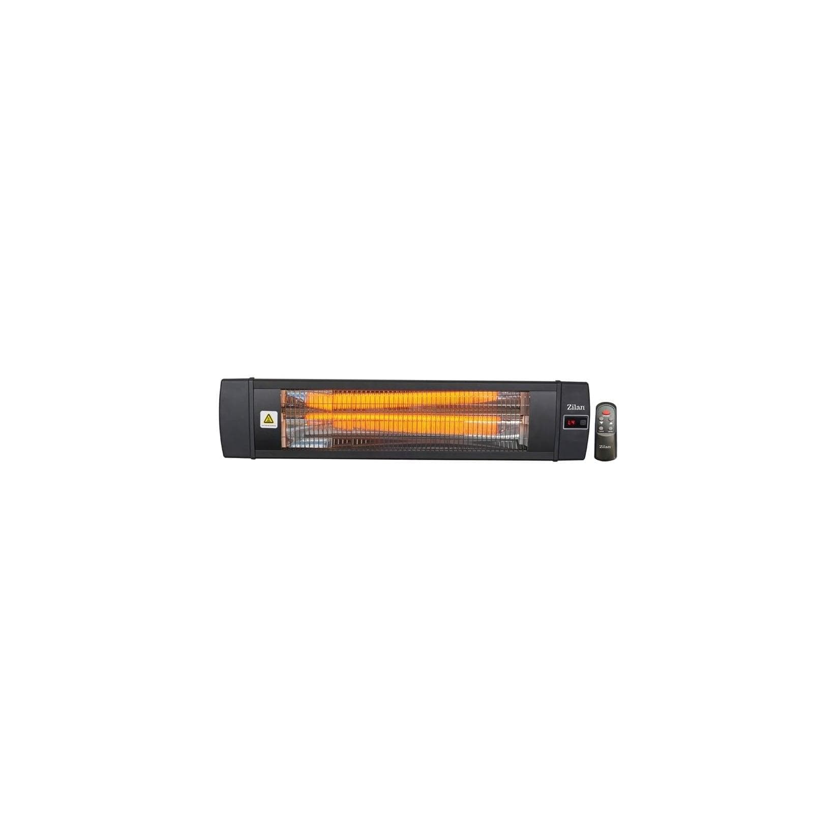 Zilan Karbon Heizstrahler mit Fernbedienung und Timer, 2000W, 4 Leistungsstufen