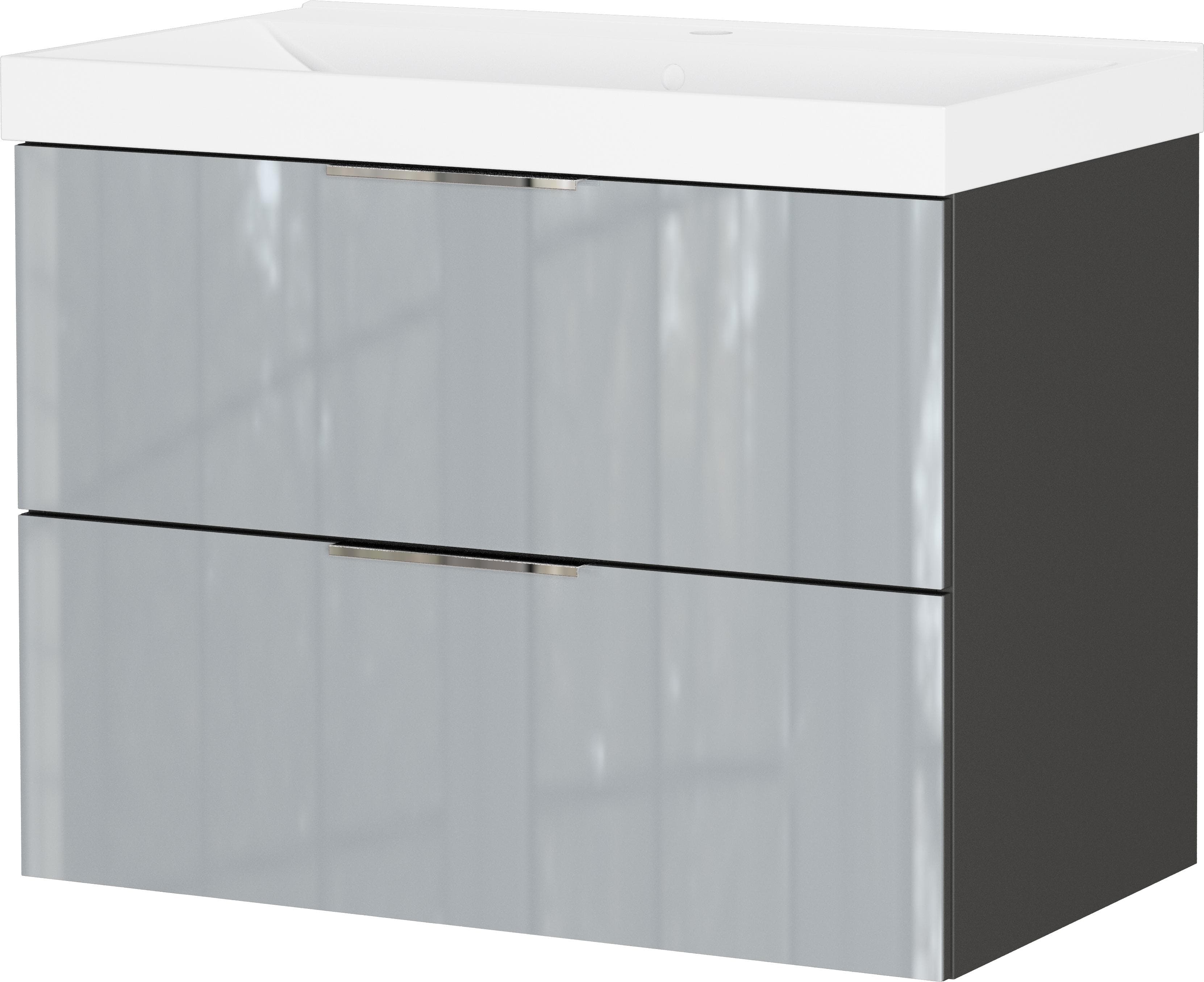 Germania Waschtisch Bisbee Graphit/Silbergrau