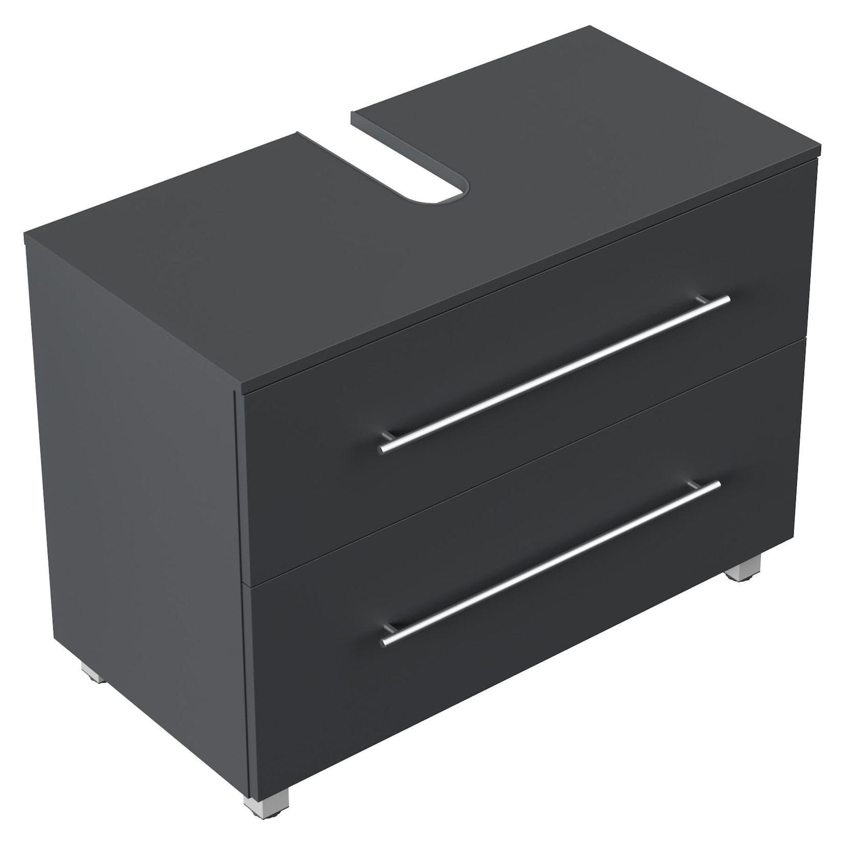 Posseik Mondial Universal Unterschrank 85 cm Weiß Hochglanz