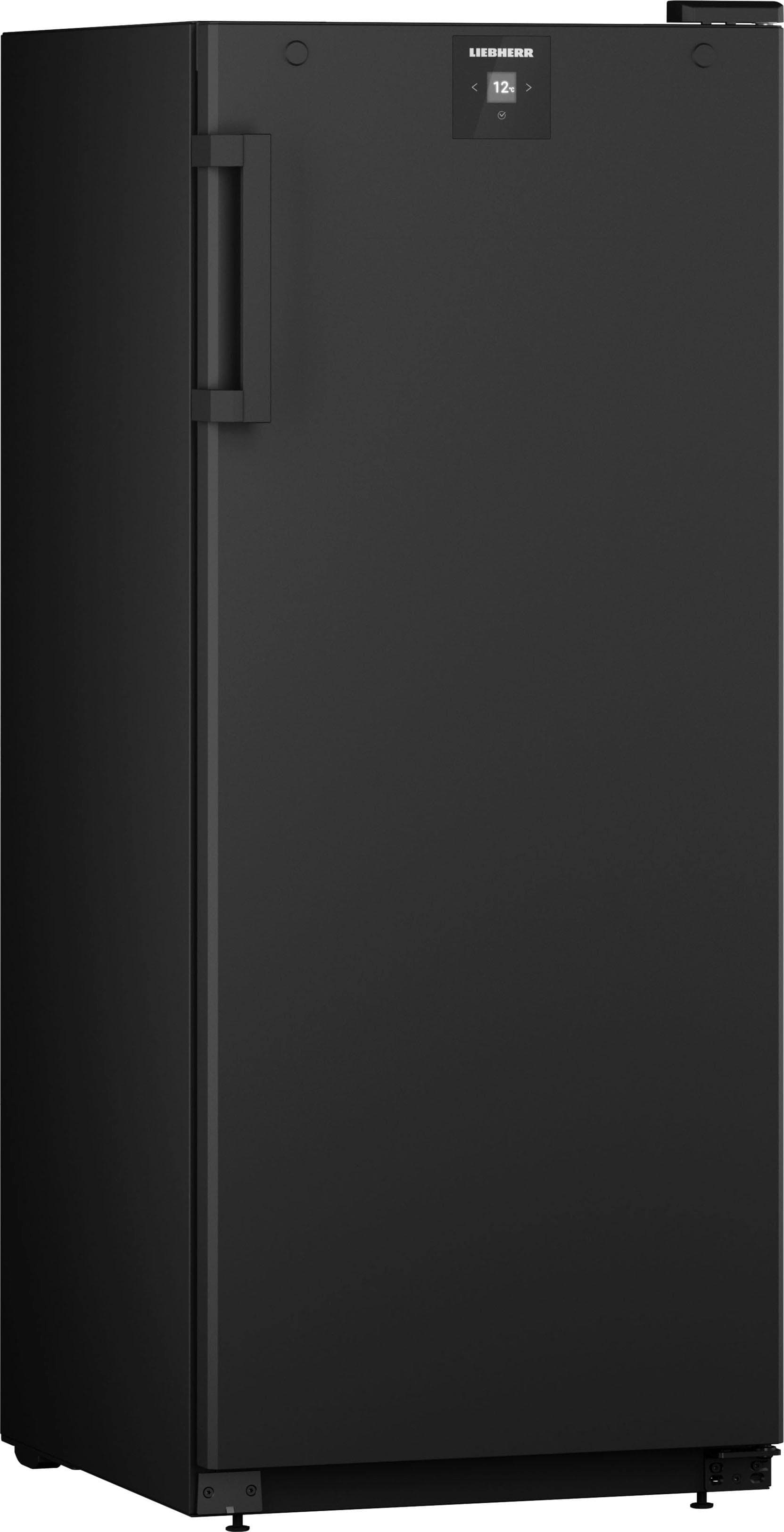 Moderner Weinkühlschrank aus Metall und Holz