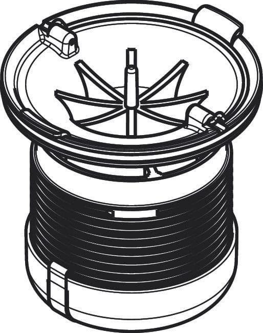 Hansgrohe RainDrain Point/Brill.Wasser m.Haartr 94756000
