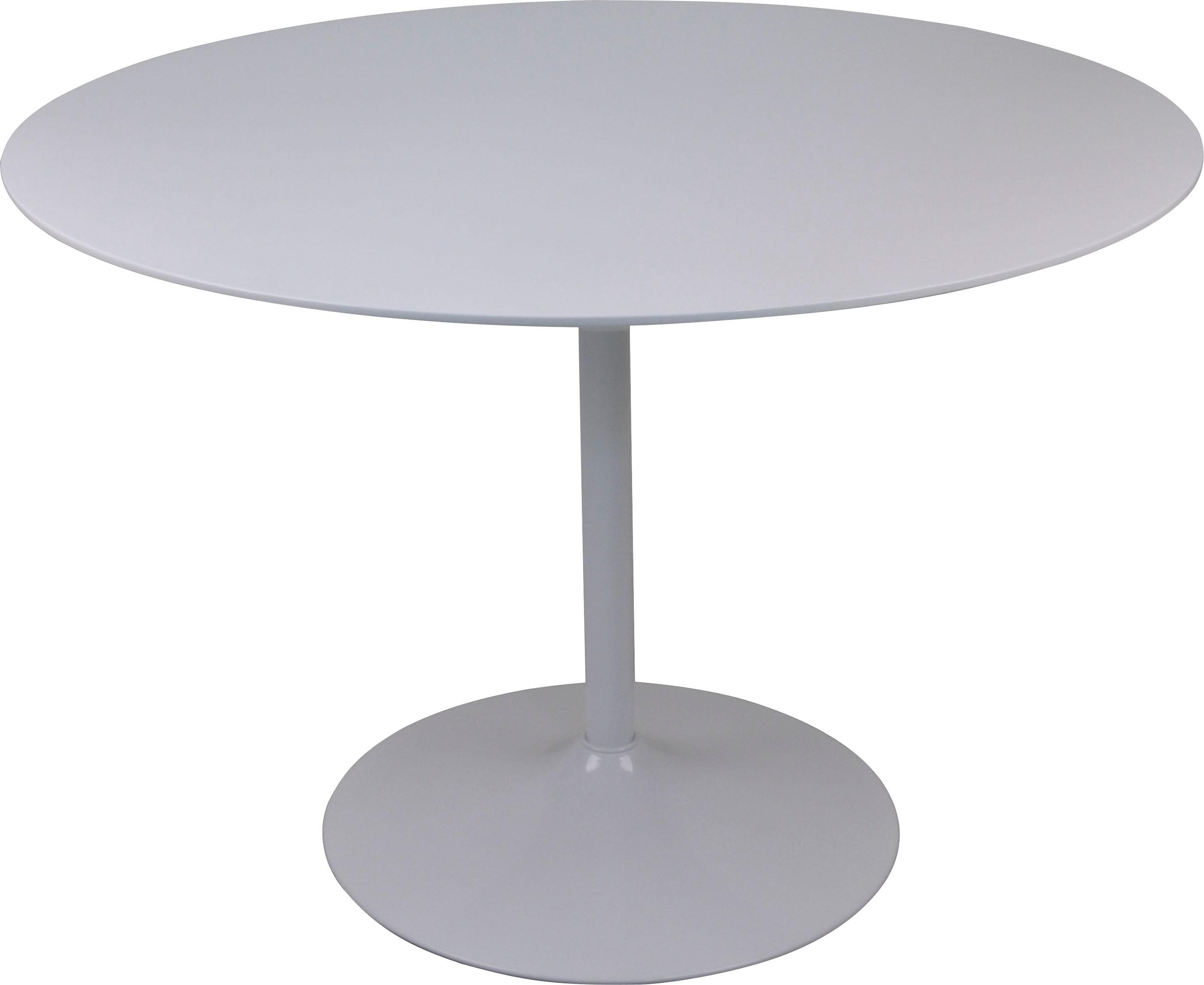 Bistrotisch Esstisch Weiß Hochglanz Lackierung