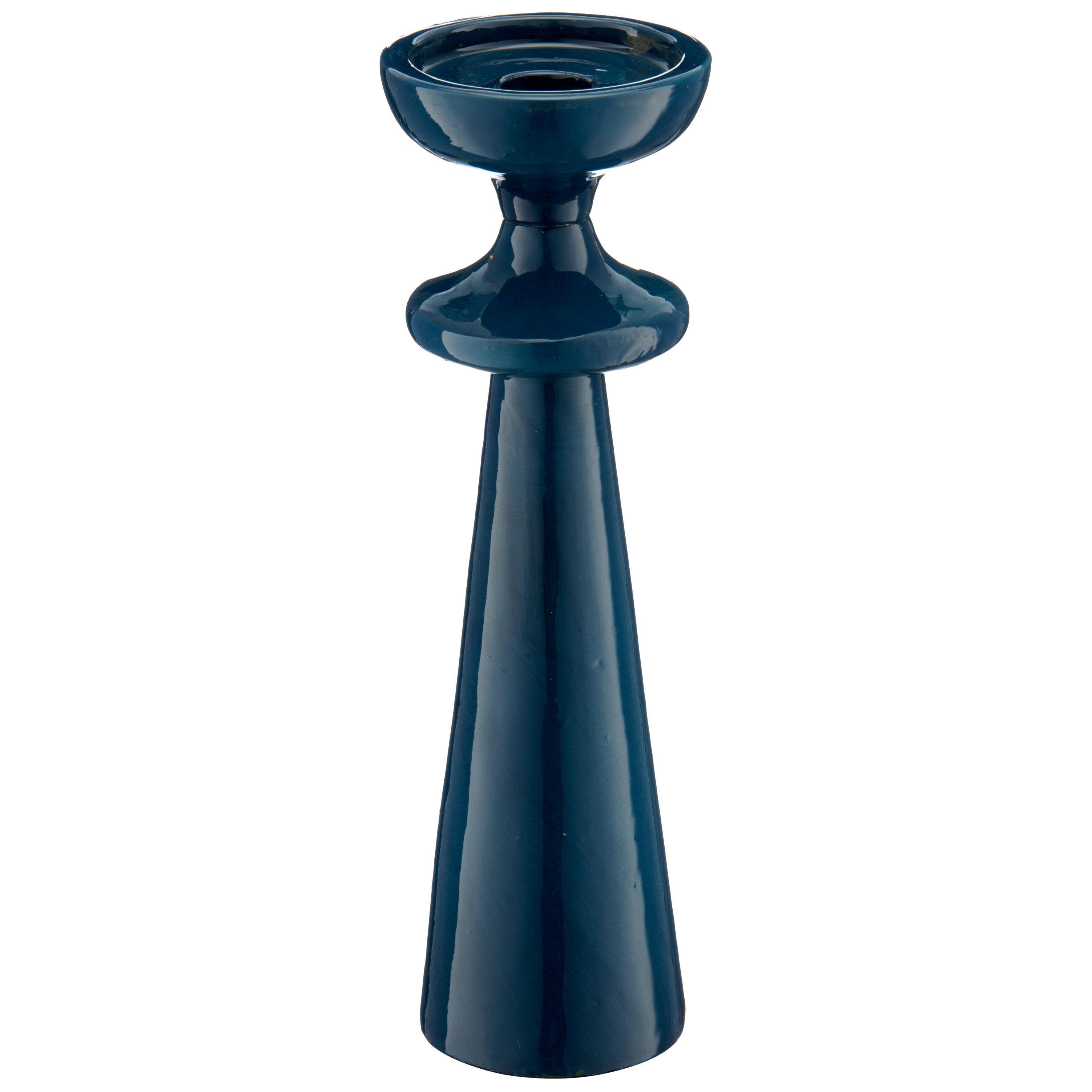 Gasper Teelichthalter Swing Blau Aluminium