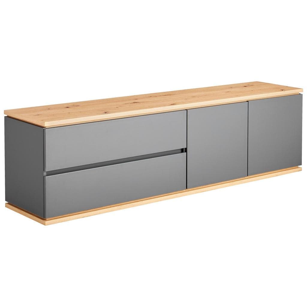 Xora Lowboard Graphit Eiche Artisan Holzwerkstoff 184x54x42 cm