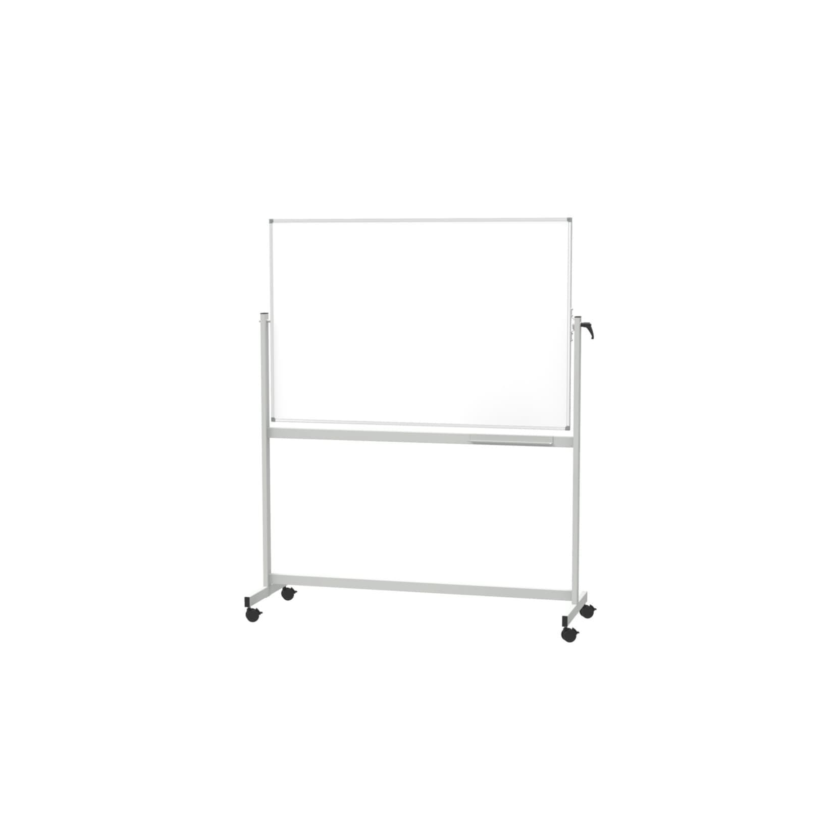 MAUL mobiles Whiteboard MAULstandard, drehbar, Emaille
