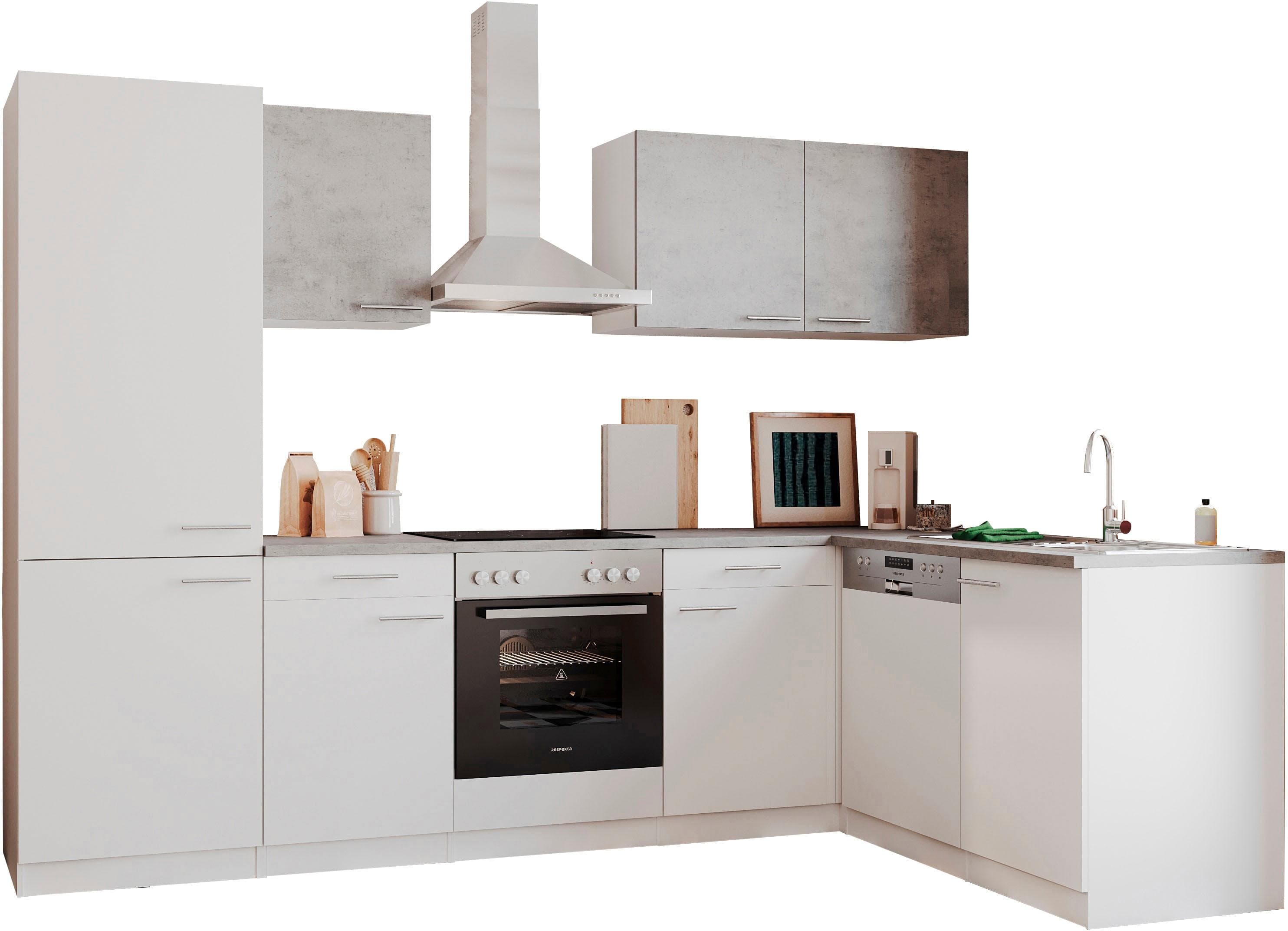RESPEKTA Küchenzeile Malia, Breite 280 cm, mit Soft-Close, in exklusiver Konfiguration für OTTO