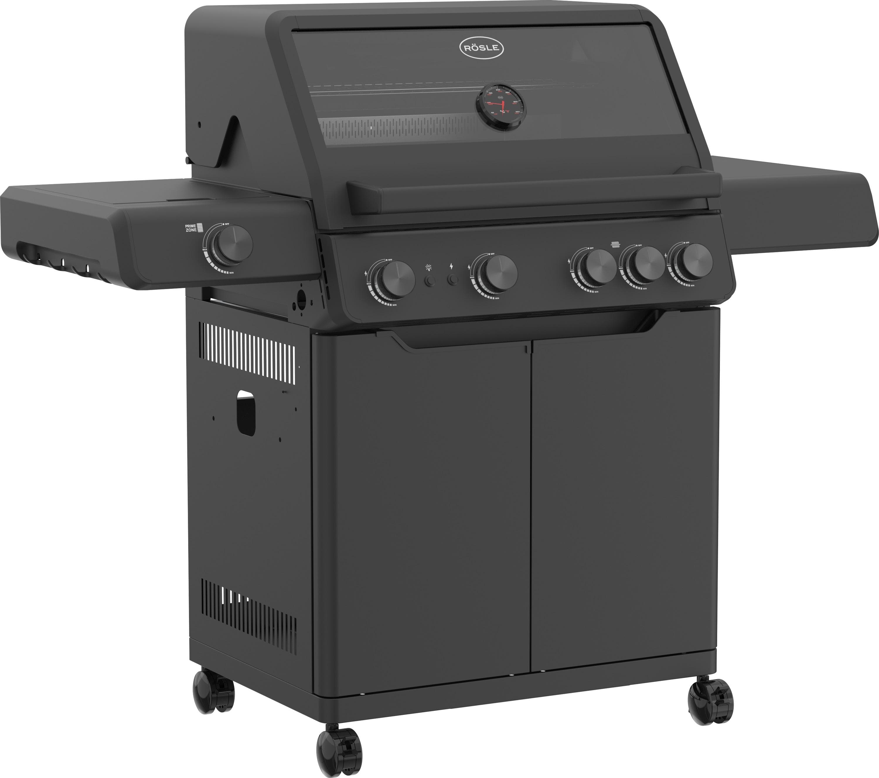 Rösle ALLFLAME Hero 4 Gasgrill Schwarz