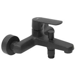 SAT Feel Wannenarmatur Schwarz Matt SATBSFEEL222C