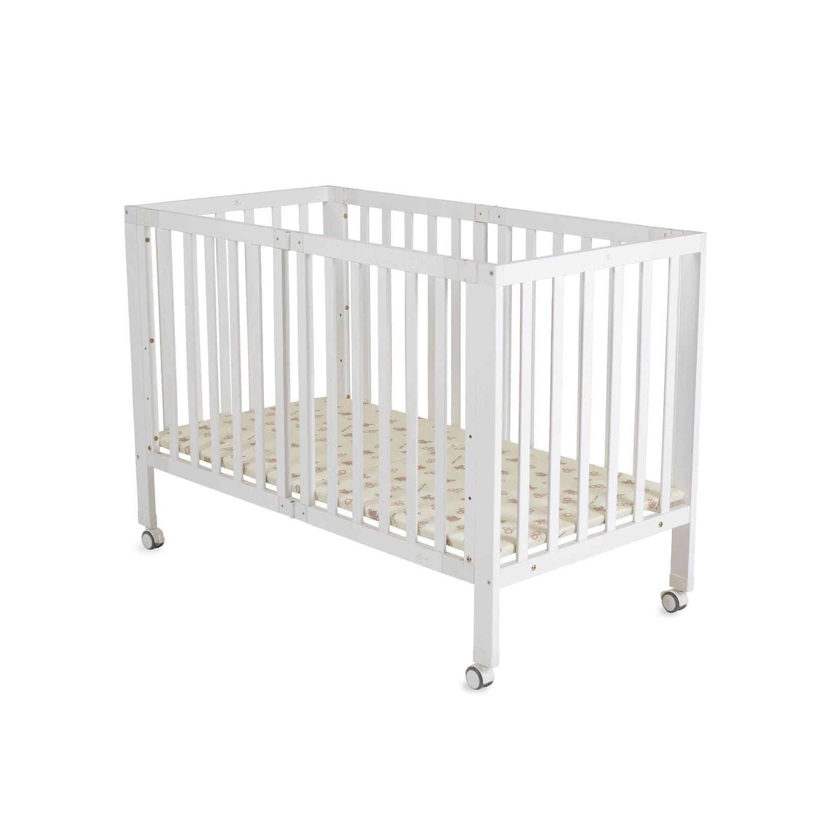 Cangaroo Baby Gitterbett Nova Holz Faltbar Weiß