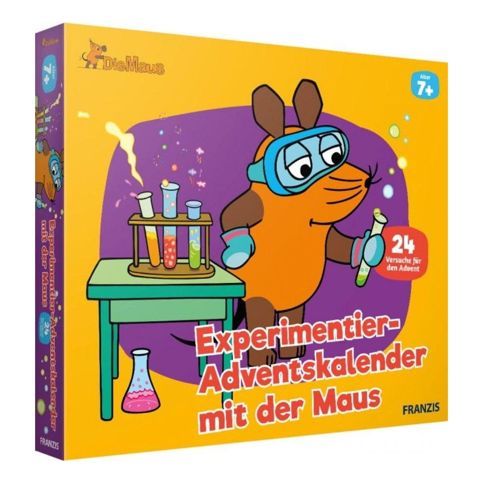 Franzis Spielzeug-Adventskalender Experimentier-Adventskalender mit der Maus