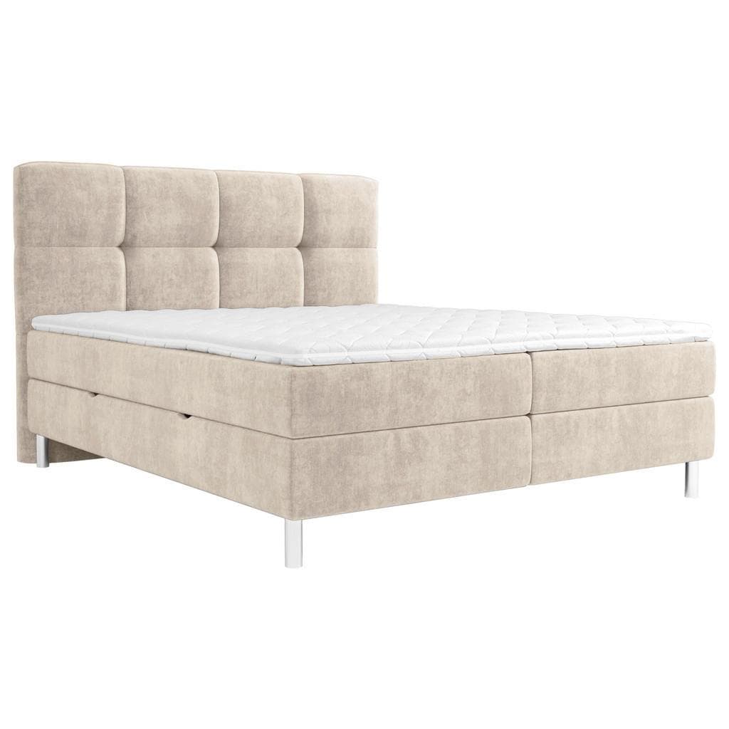 Esposa Boxbett Beige 7-Zonen-Matratze Bettkasten