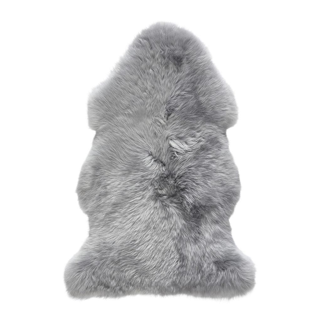 Linea Natura Schaffell Adelaide Grau Tierform Fellteppich