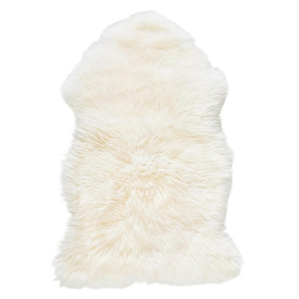 Linea Natura Schaffell Teppich Weiß Tierform 50x80 cm Bsci