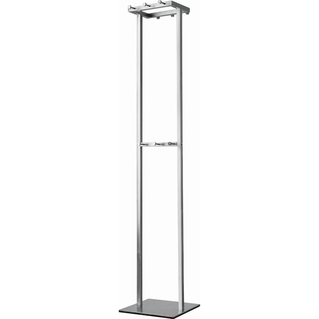 Kleiderständer Edelstahl Metall 12 Haken Garderobe