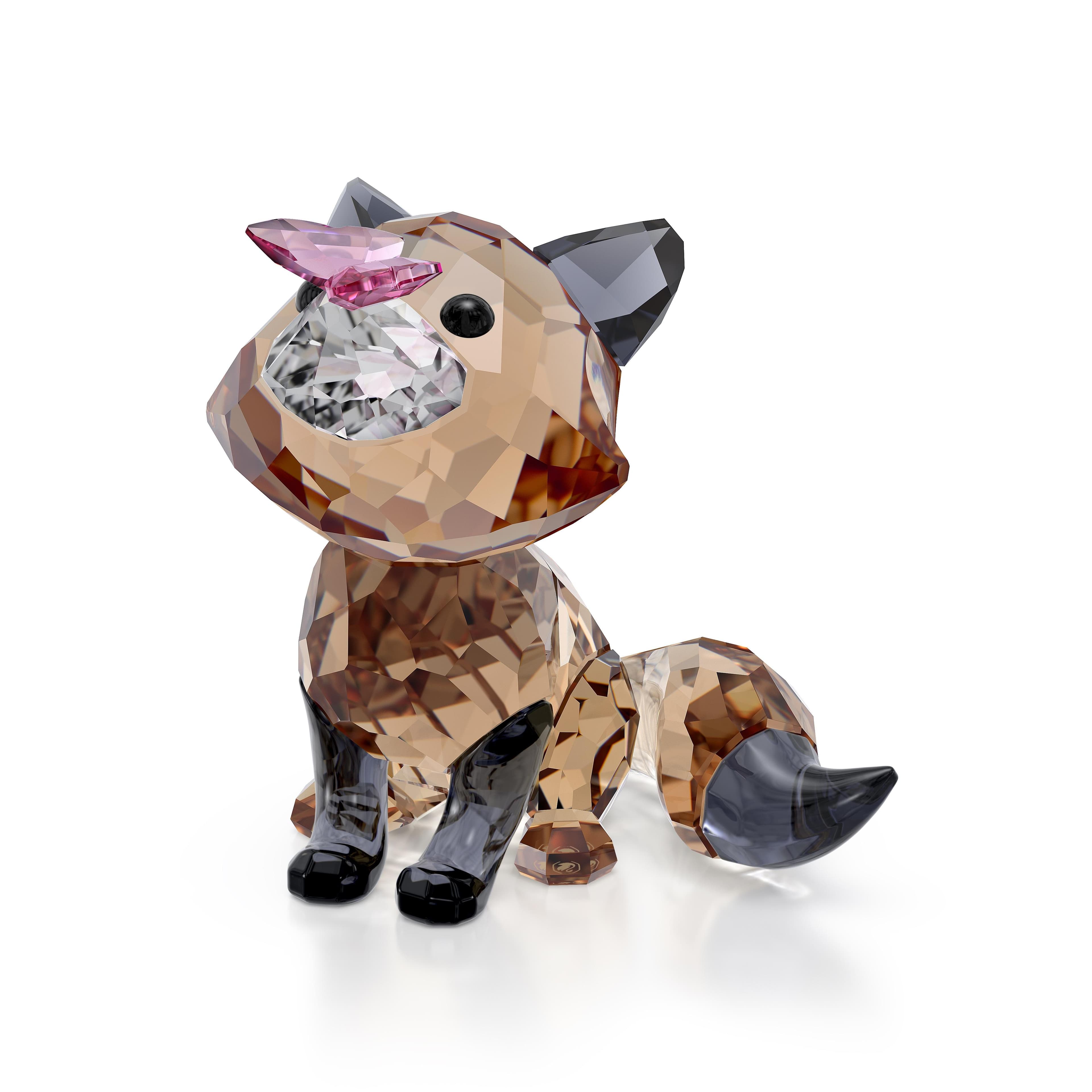 Swarovski Tierfigur Kristallfigur Sammelfigur Idyllia Fuchs und Schmetterling