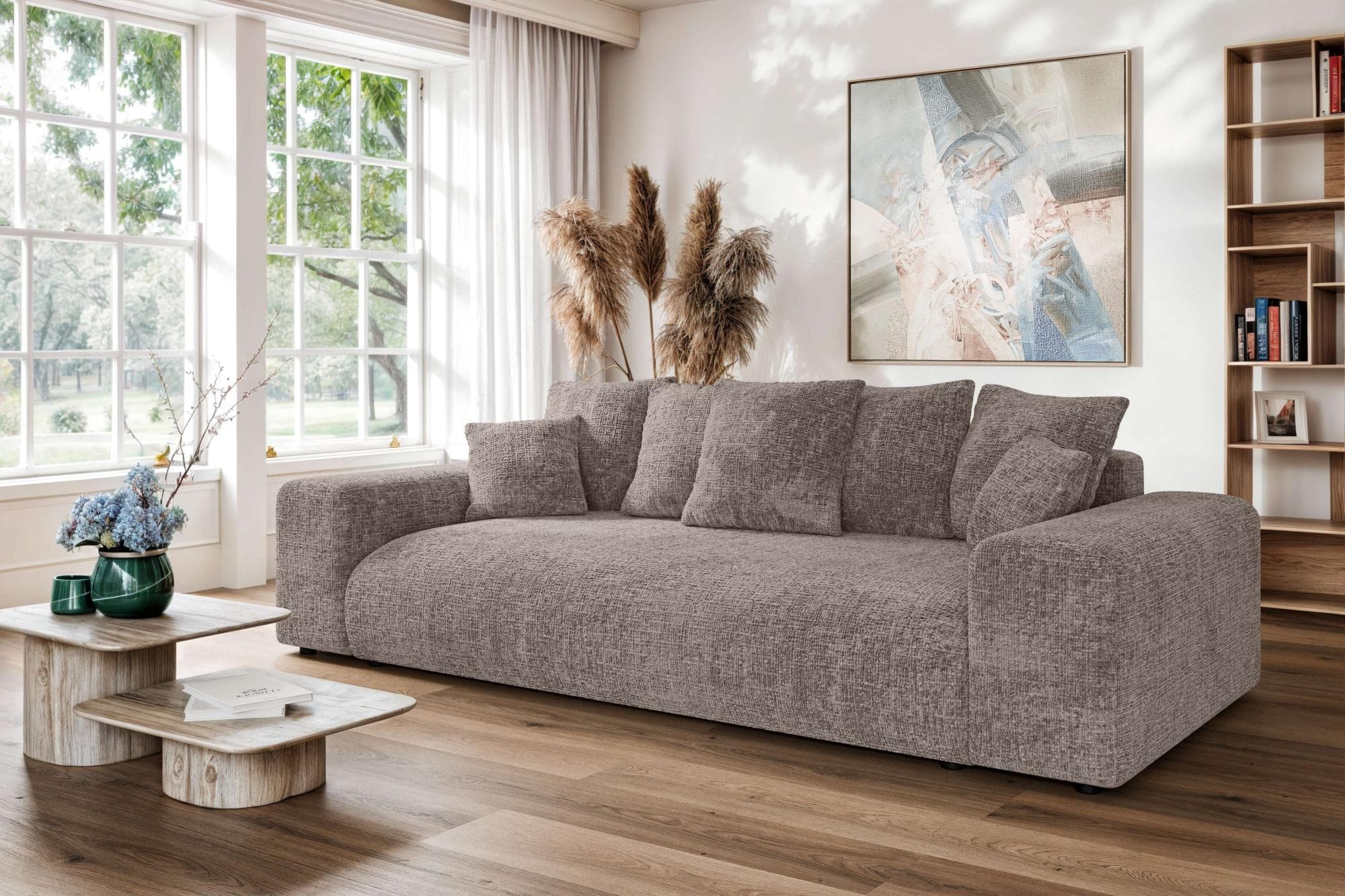 Big-Sofa HOME AFFAIRE LAKESIDE 3-Sitzer Schlafsofa mit Bettkasten