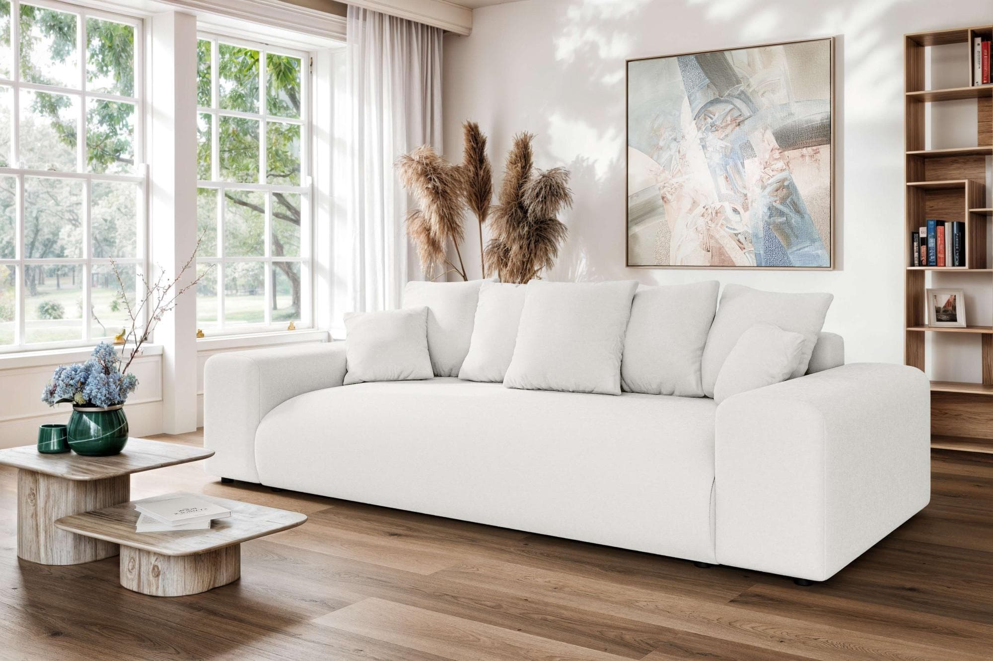 Home affaire Big-Sofa LAKESIDE 3-Sitzer Schlafsofa mit Bettkasten