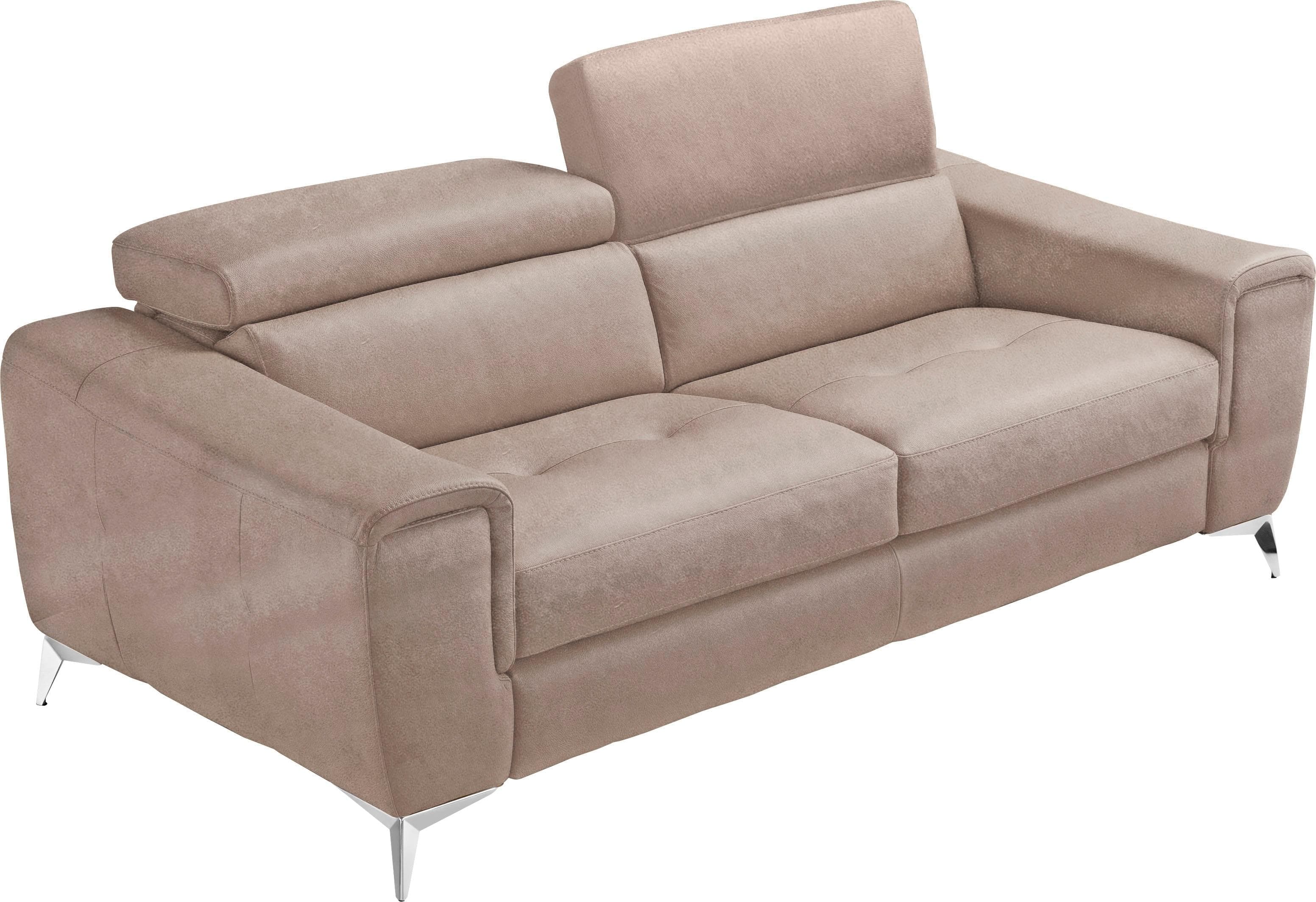 EGOITALIANO Francine Designsofa Loungesofa mit Dauerschlaffunktion 233 cm grau
