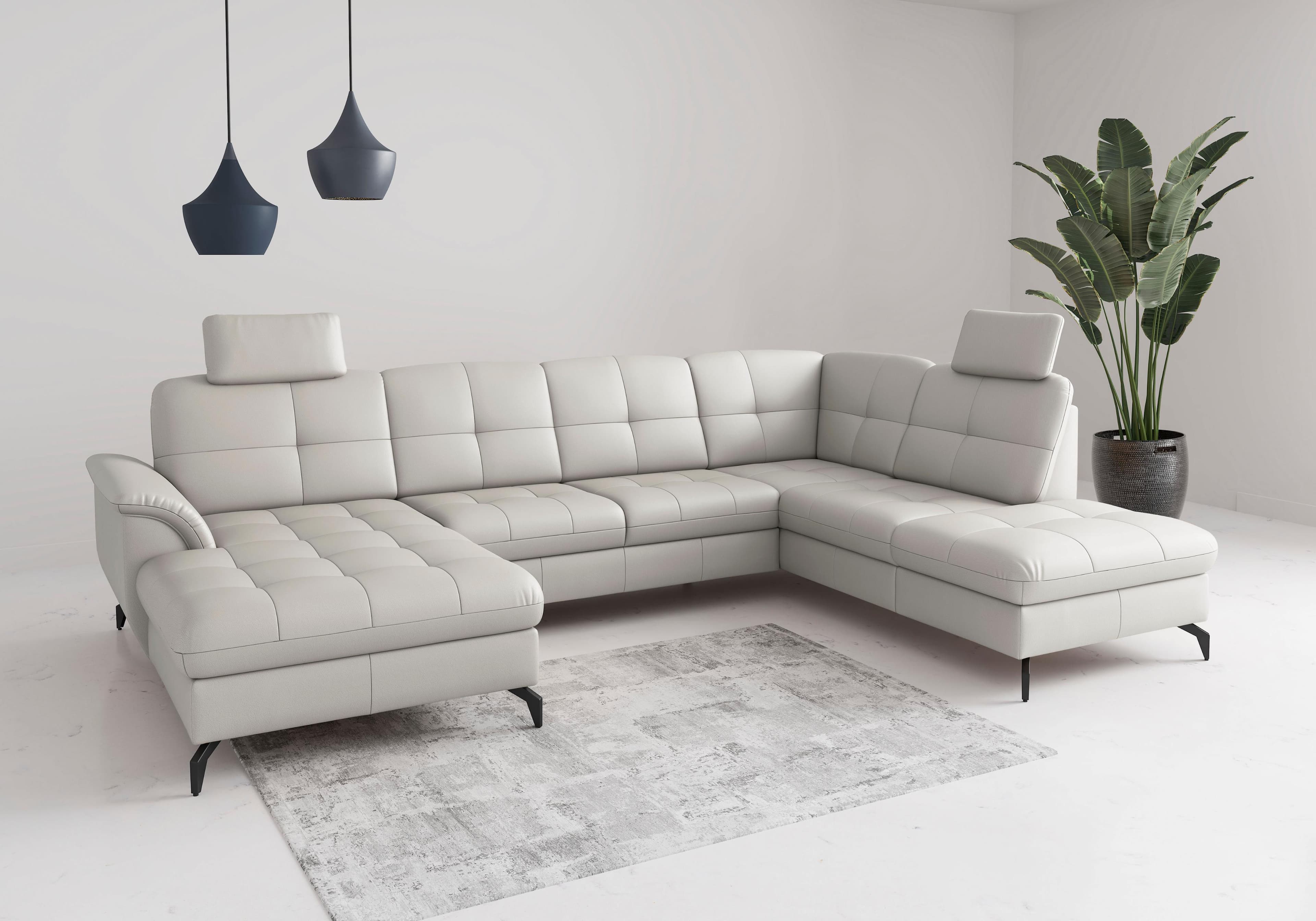 Wohnlandschaft Sit & More Zora Reinweiß Mega-Recamiere