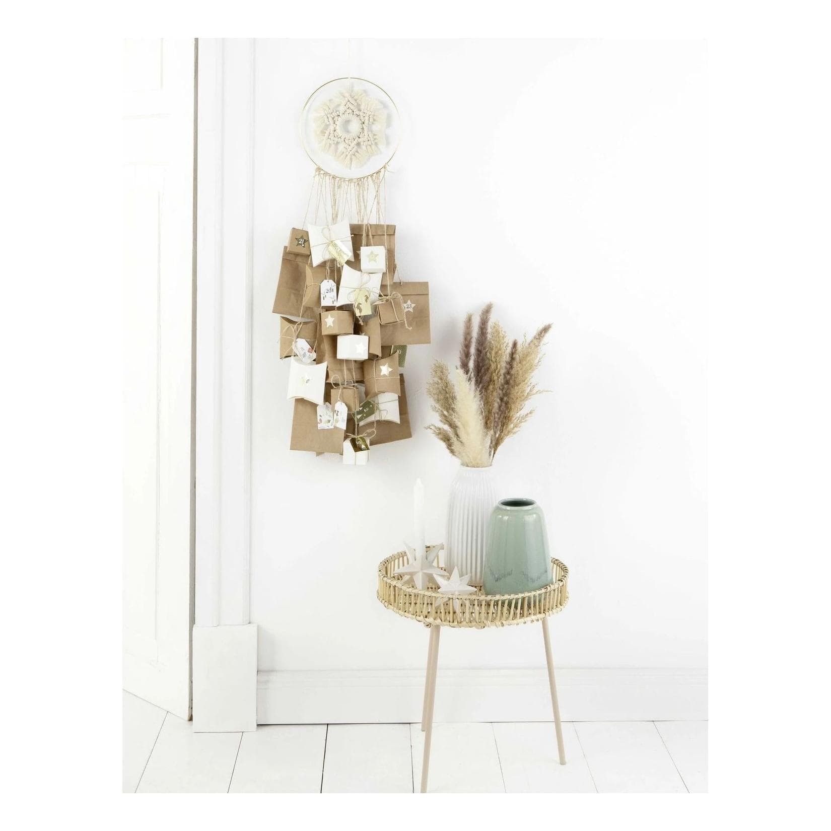 Folia Adventskalender Bastelset Makramee