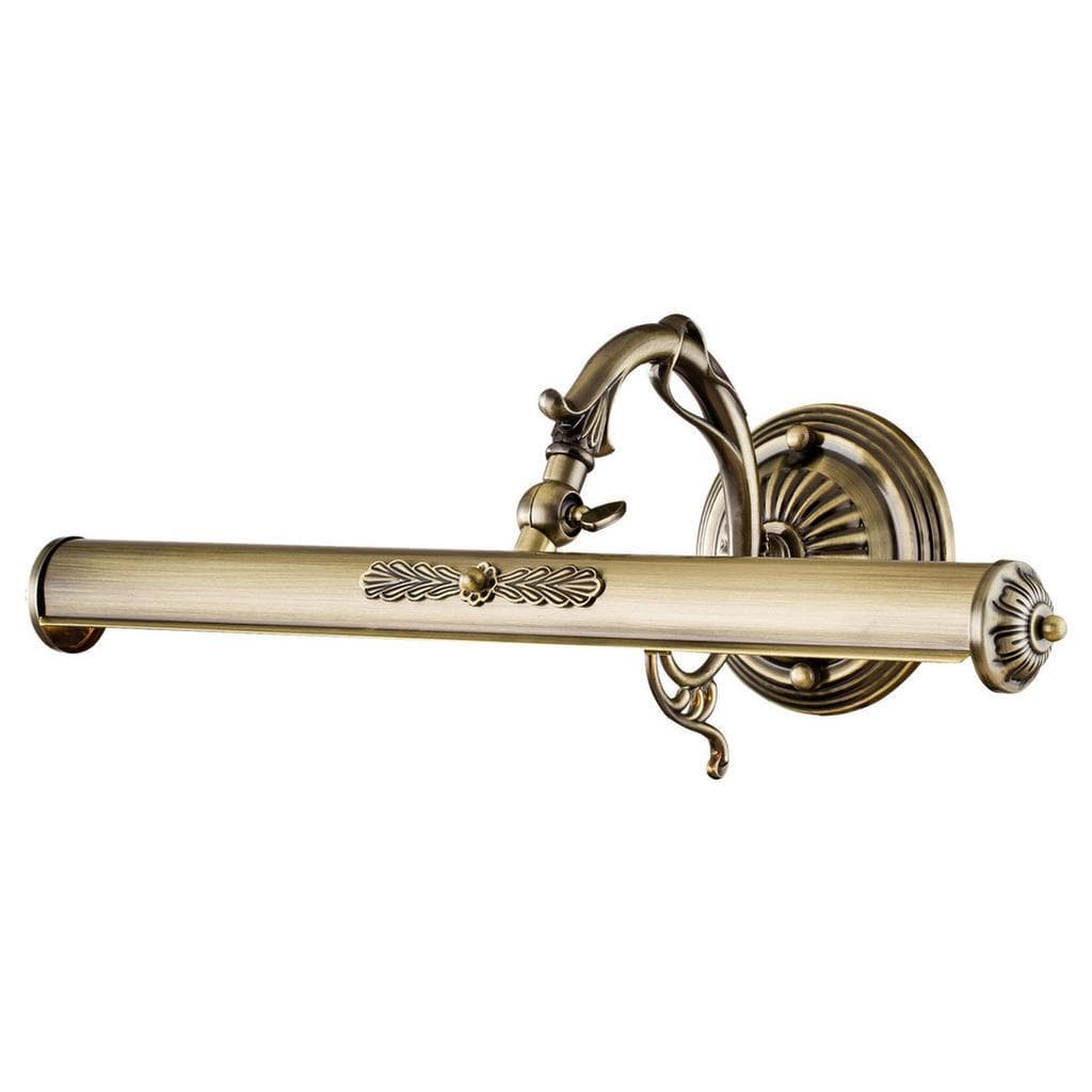 Maytoni Picasso 2 Metall Bilderleuchte: Dekorative Wandlampe in Bronze & Gold