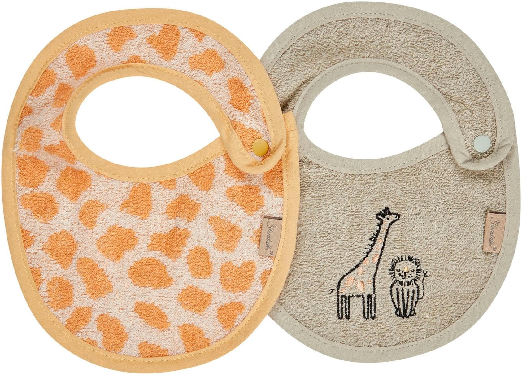 Lätzchen STERNTALER Doppelpack Safari Baby bunt Baumwolle