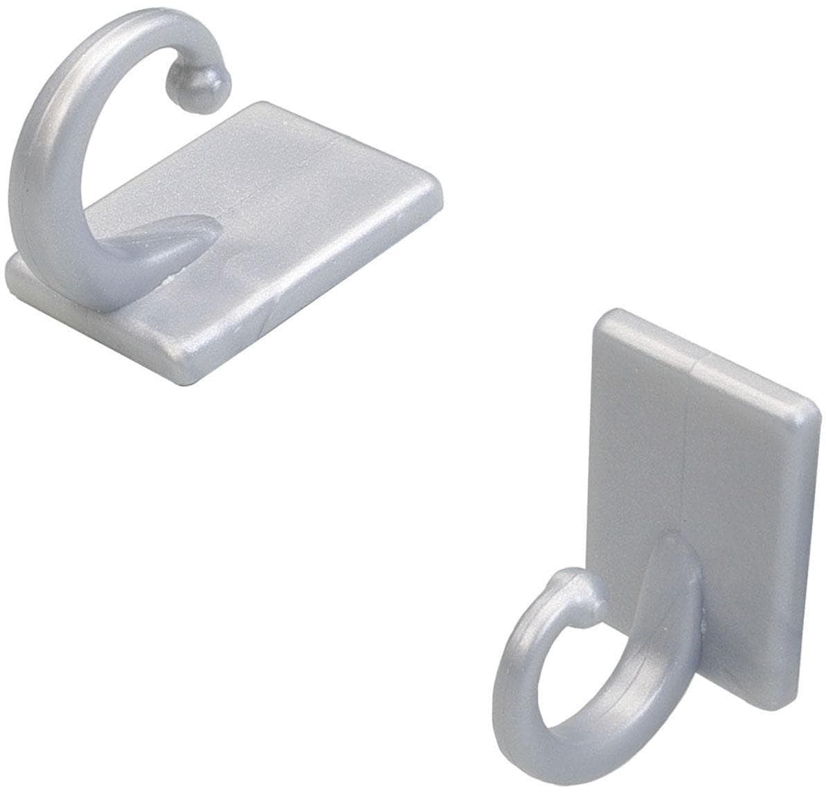 Liedeco Raffhaken für Leichte Vorhänge - Kunststoff, Klebevariante