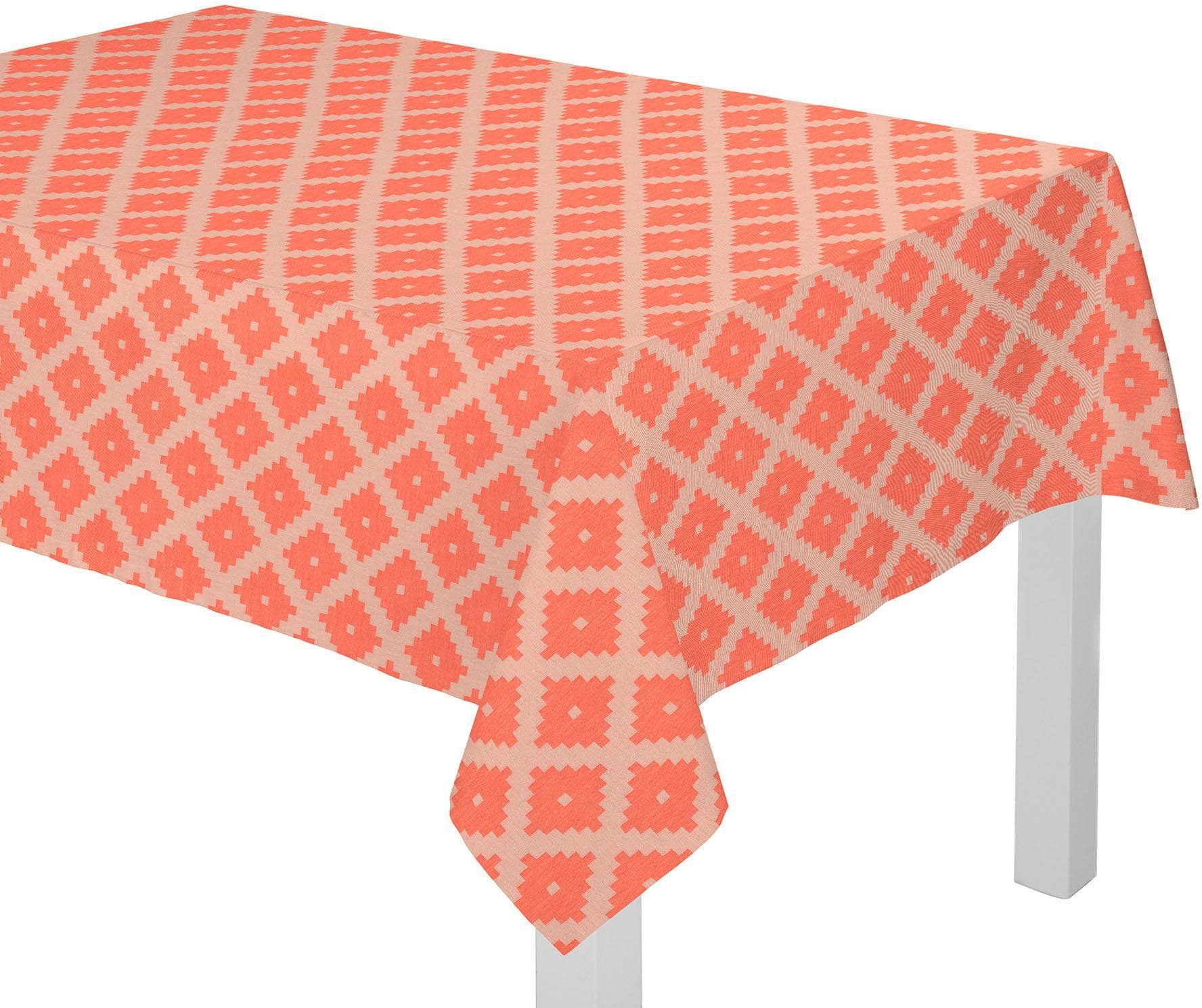 Tischdecke ADAM Maroccan Shiraz Light Orange Bio-Baumwolle