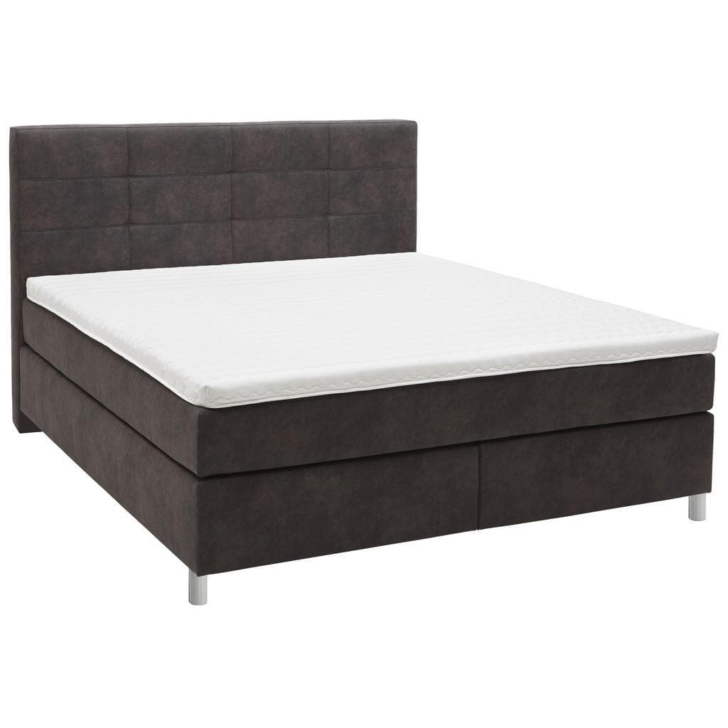 Voleo Boxspringbett 180x200 cm - Schlamm