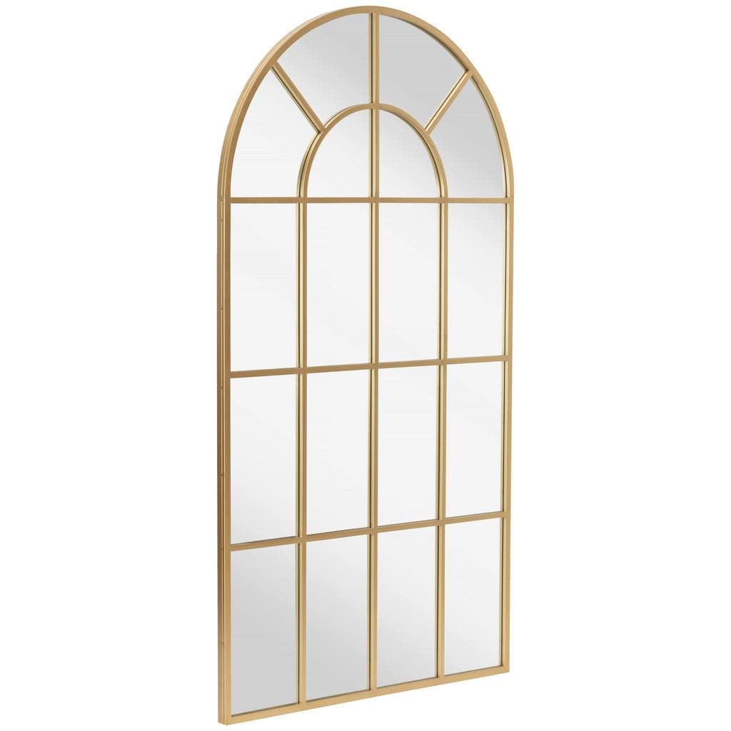 Mid.you Wandspiegel Gold Metallglas Holzwerkstoff Rechteckig