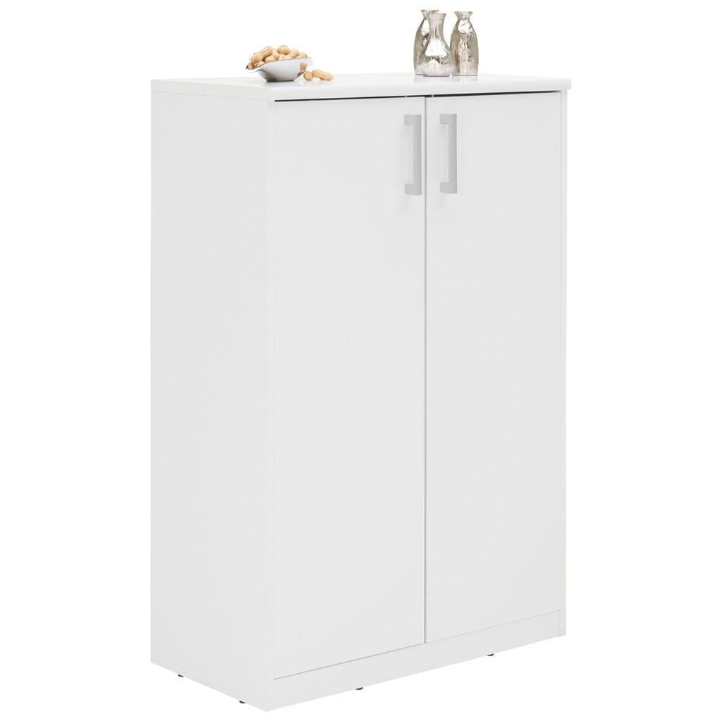 Xora Kommode Weiß Holzwerkstoff 3 Fächer
