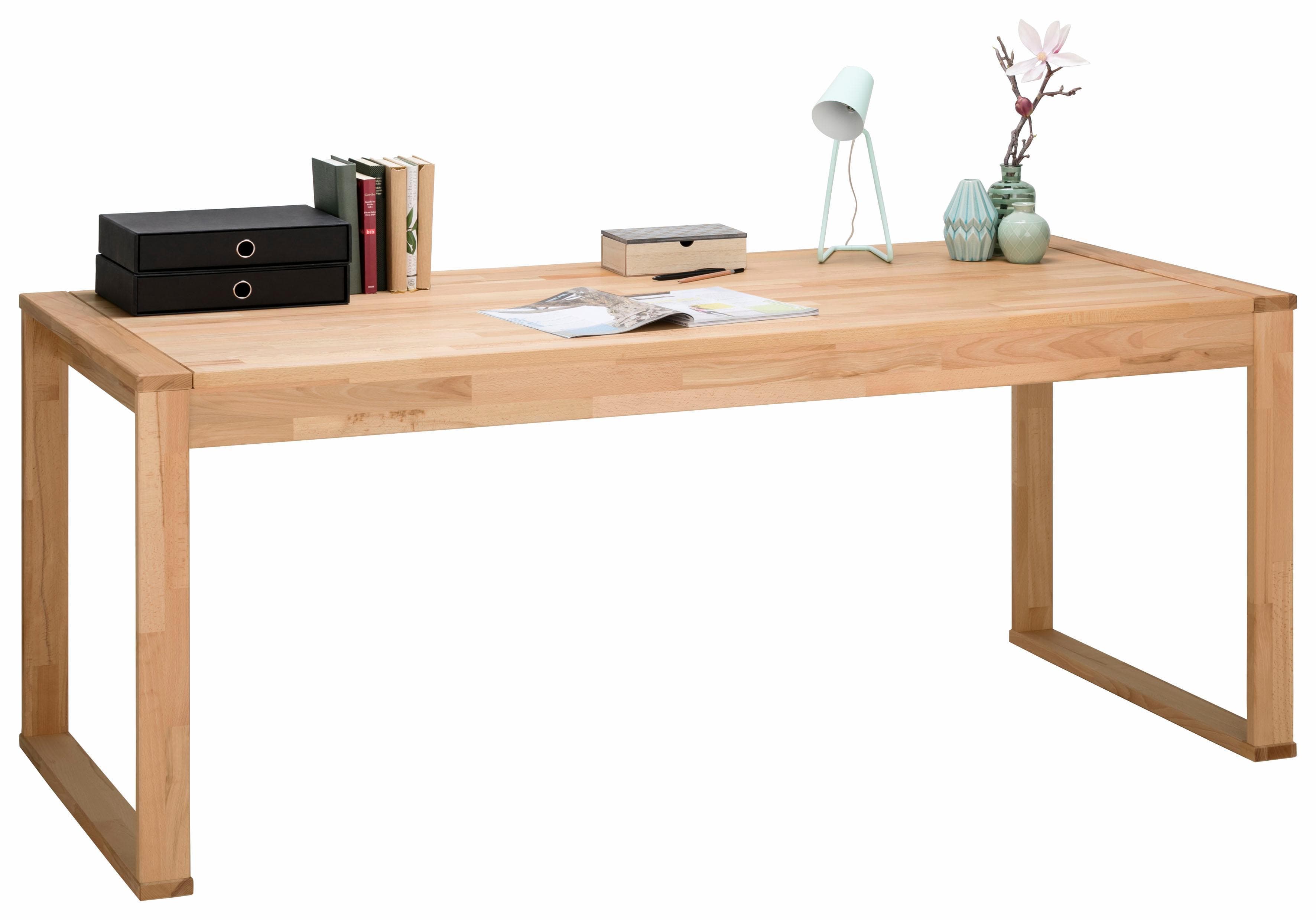 VOGL Möbelfabrik Schreibtisch Simone Beige Massivholz