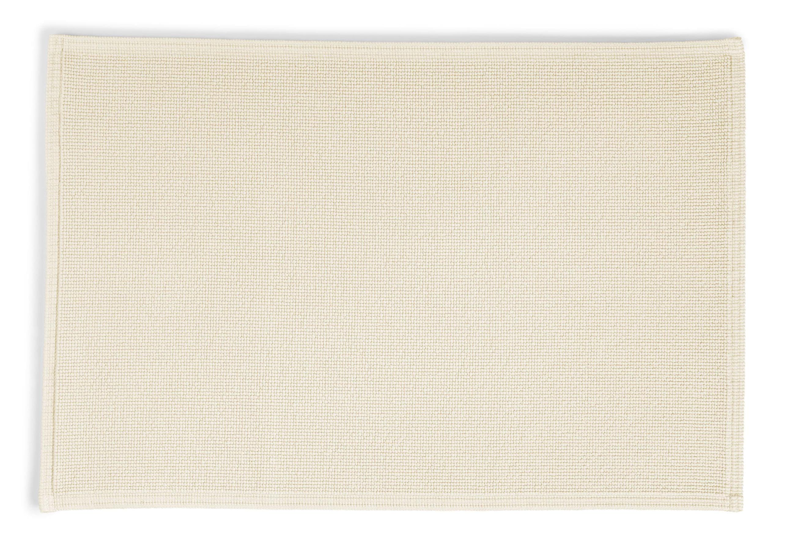 Badematte RHOMTUFT PLAIN Natur-Jasmin Baumwolle